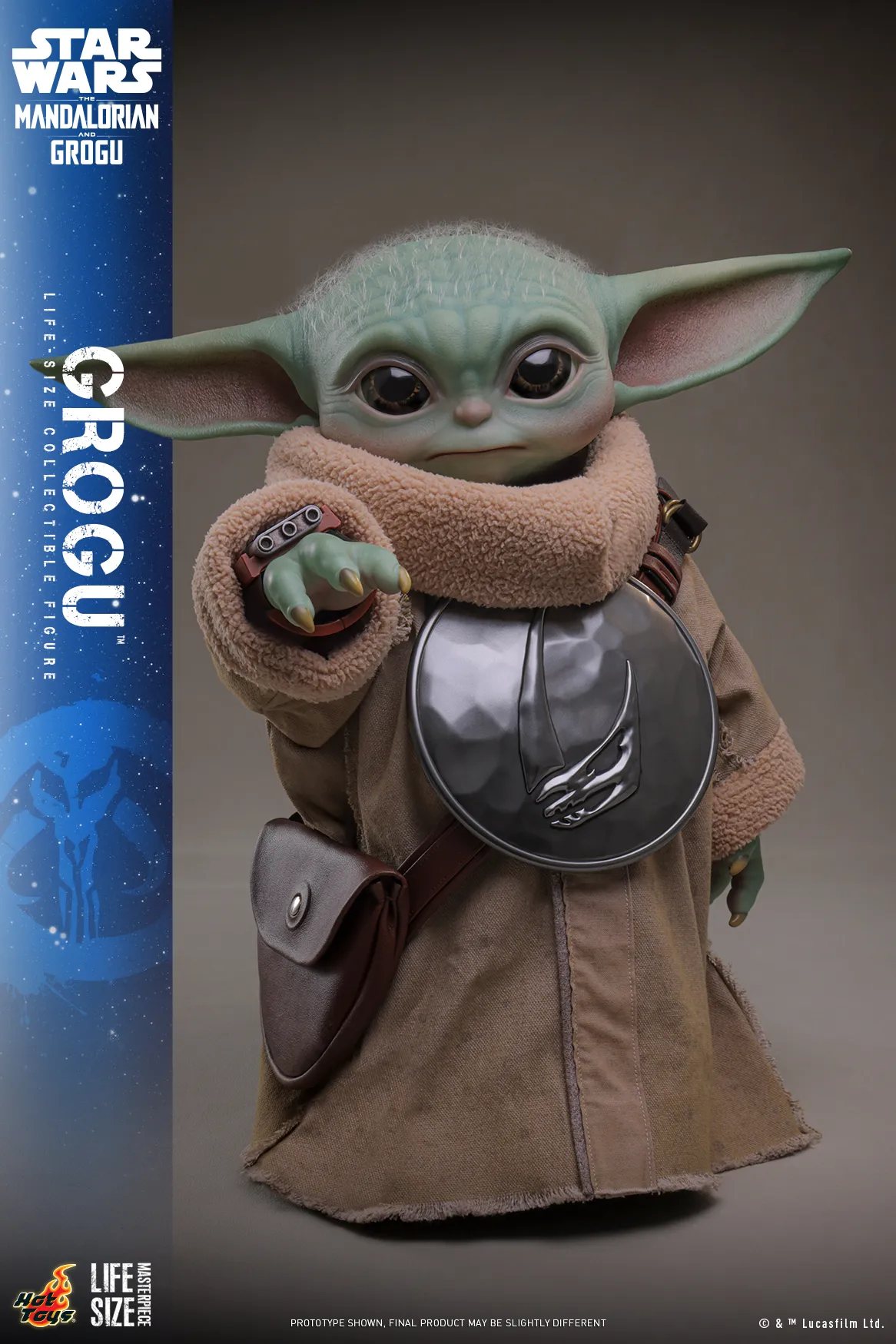 Фигурка Грогу 38 см — Hot Toys LMS016: The Mandalorian and Grogu 1/1
