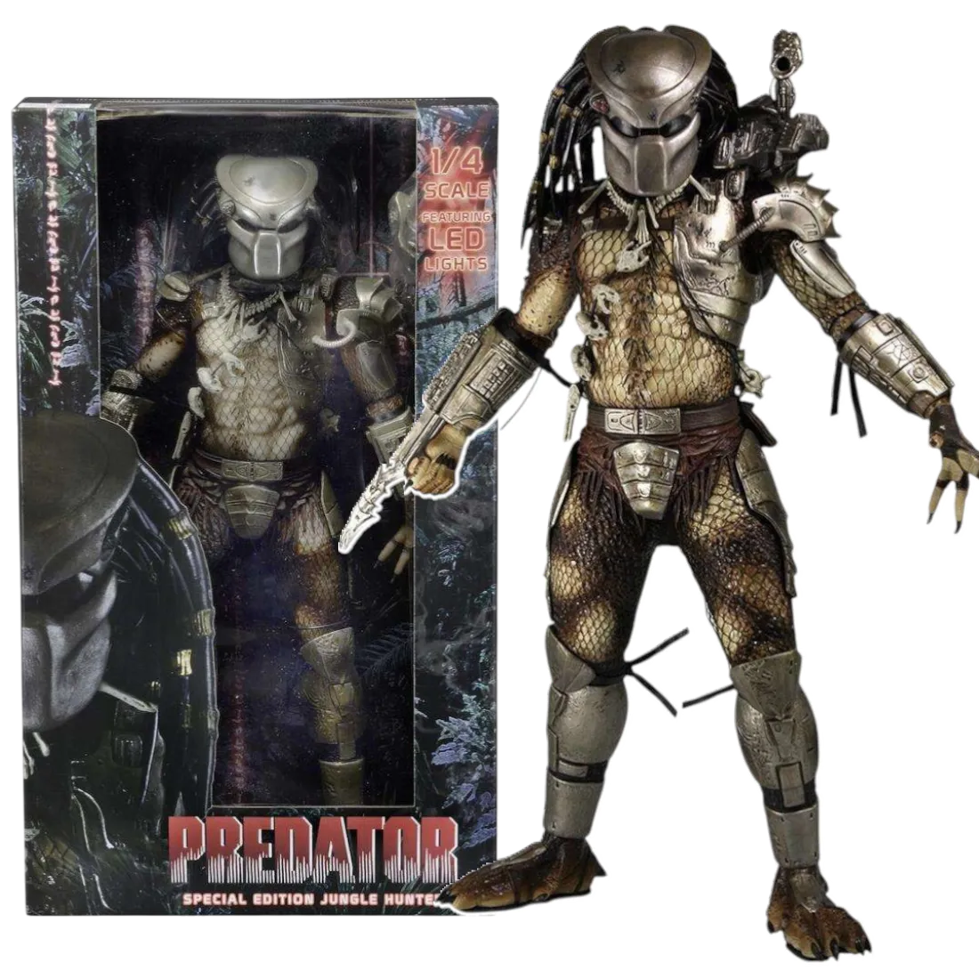 Фигурка Хищника — Neca Predator 1/4 Scale Jungle Hunter LED