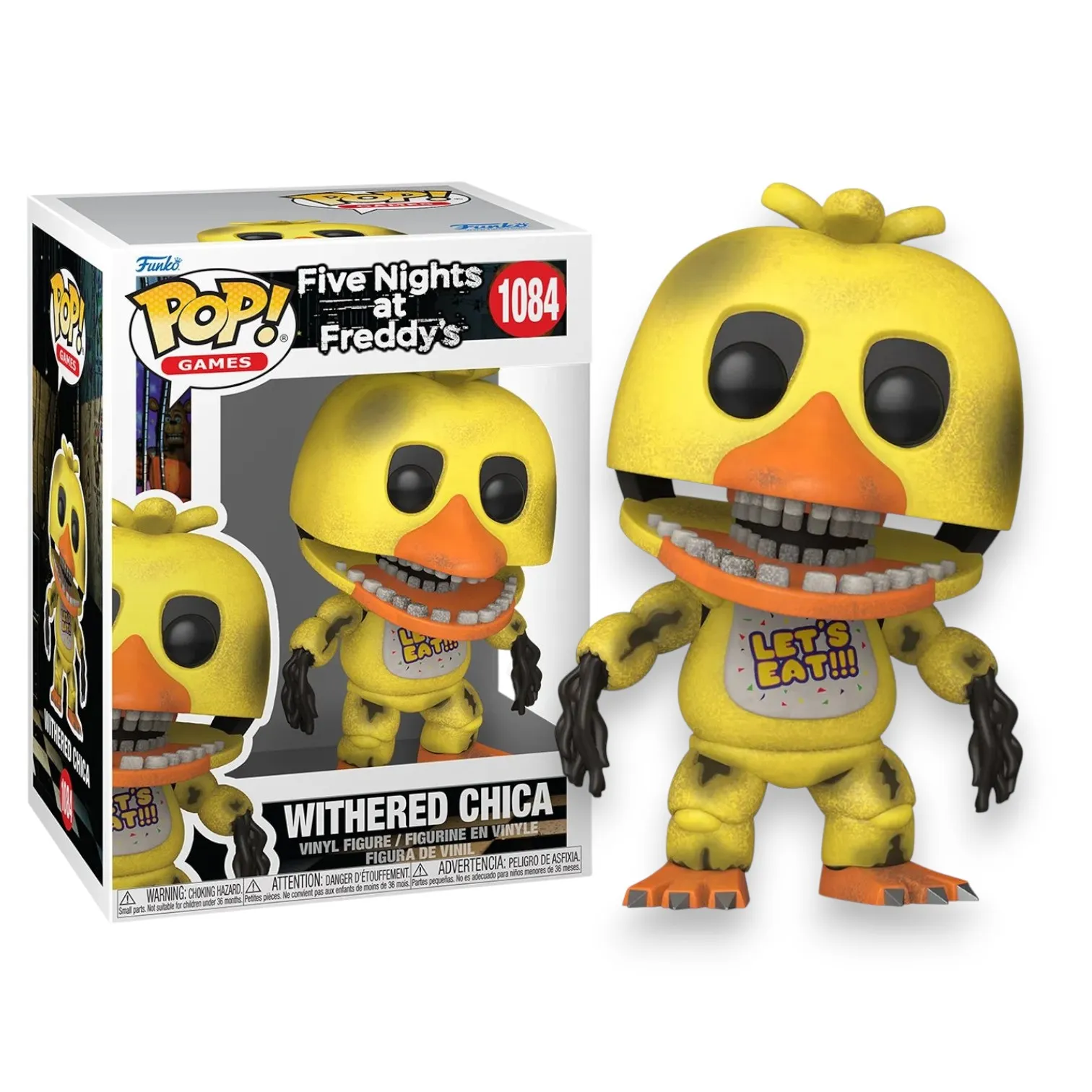 Фигурка Withered Chica — Five Nights at Freddy Funko Pop! Vinyl 1084