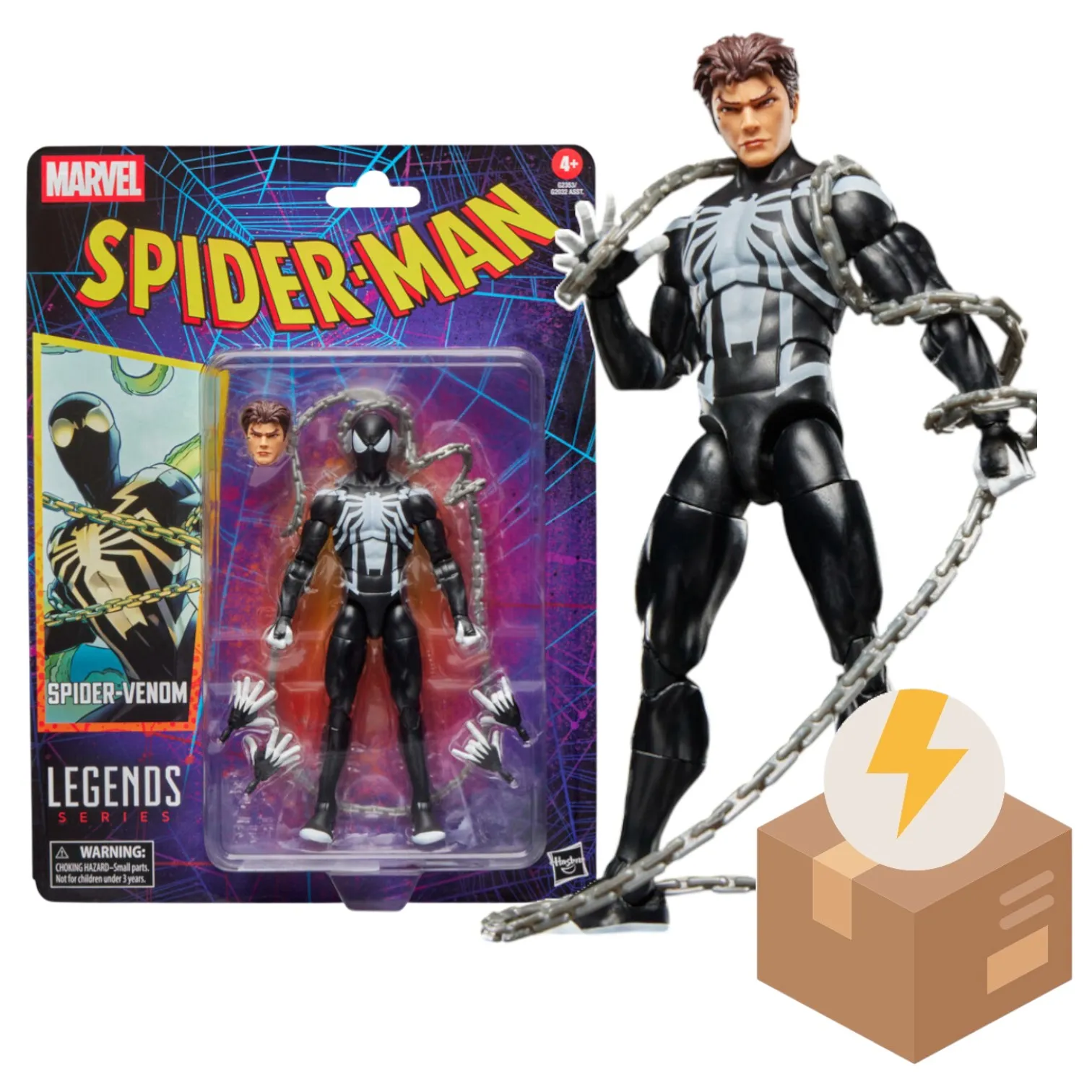 Фигурка Spider-Venom — Hasbro Marvel Legends Retro BD