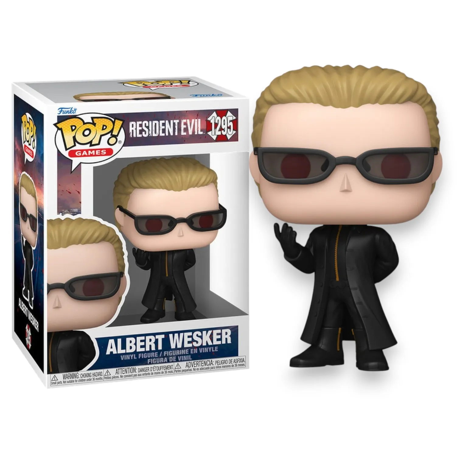 Фигурка Resident Evil Albert Wesker — Funko Pop Vinyl 1295