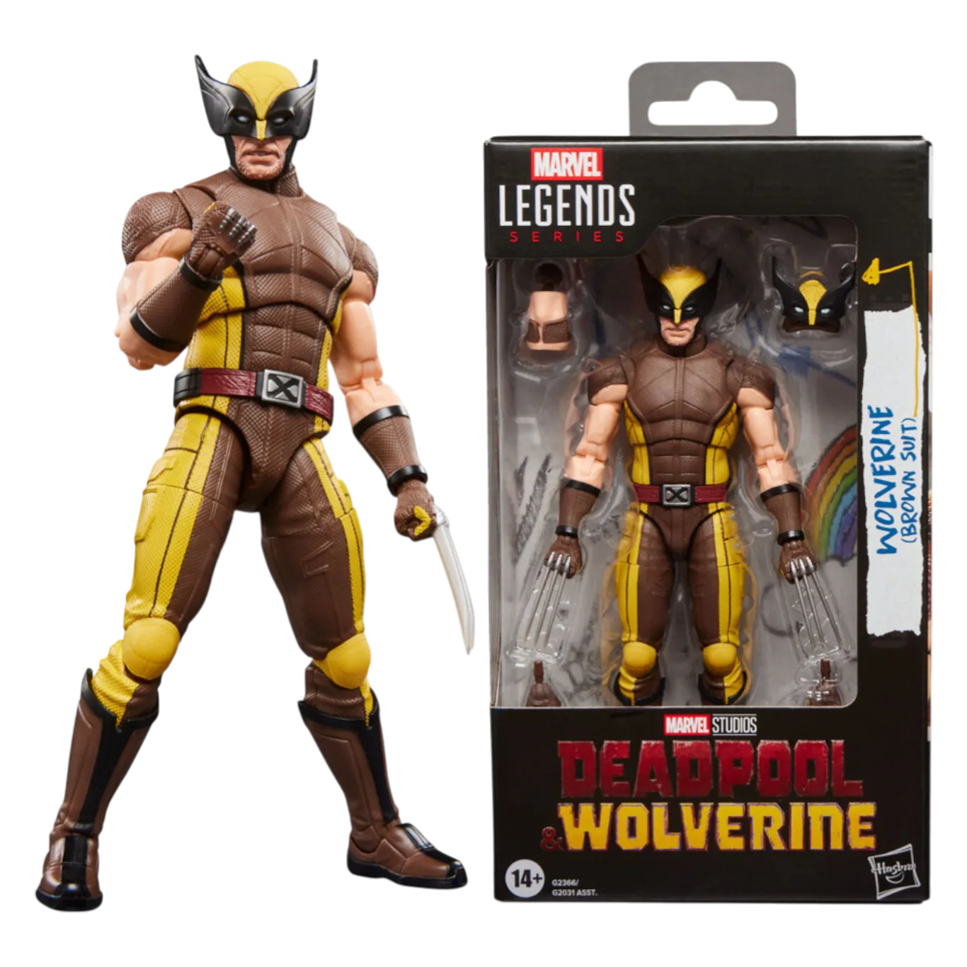 Фигурка Wolverine Brown Suit — Hasbro Marvel Legends Deadpool and Wolverine Figure