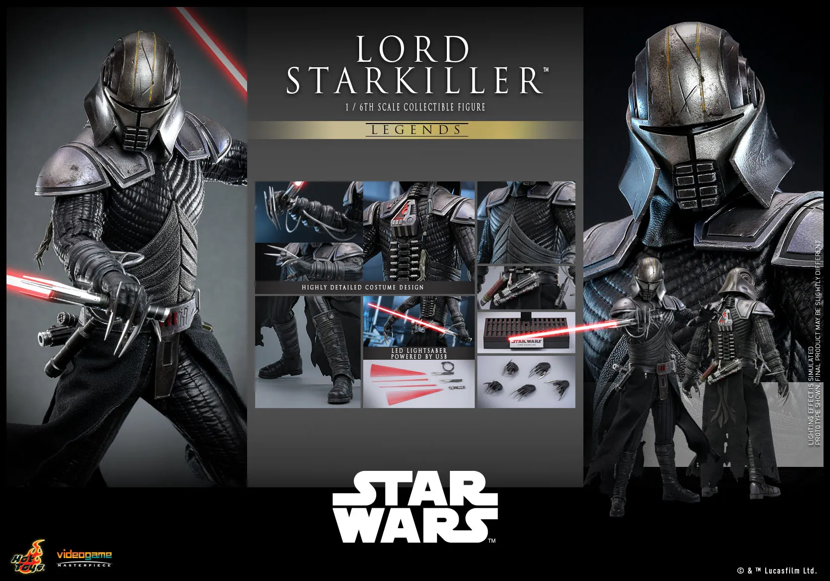 Фигурка Lord Starkiller — Hot Toys VGM63 Star Wars 1/6 - купить в  GeekZona.ru