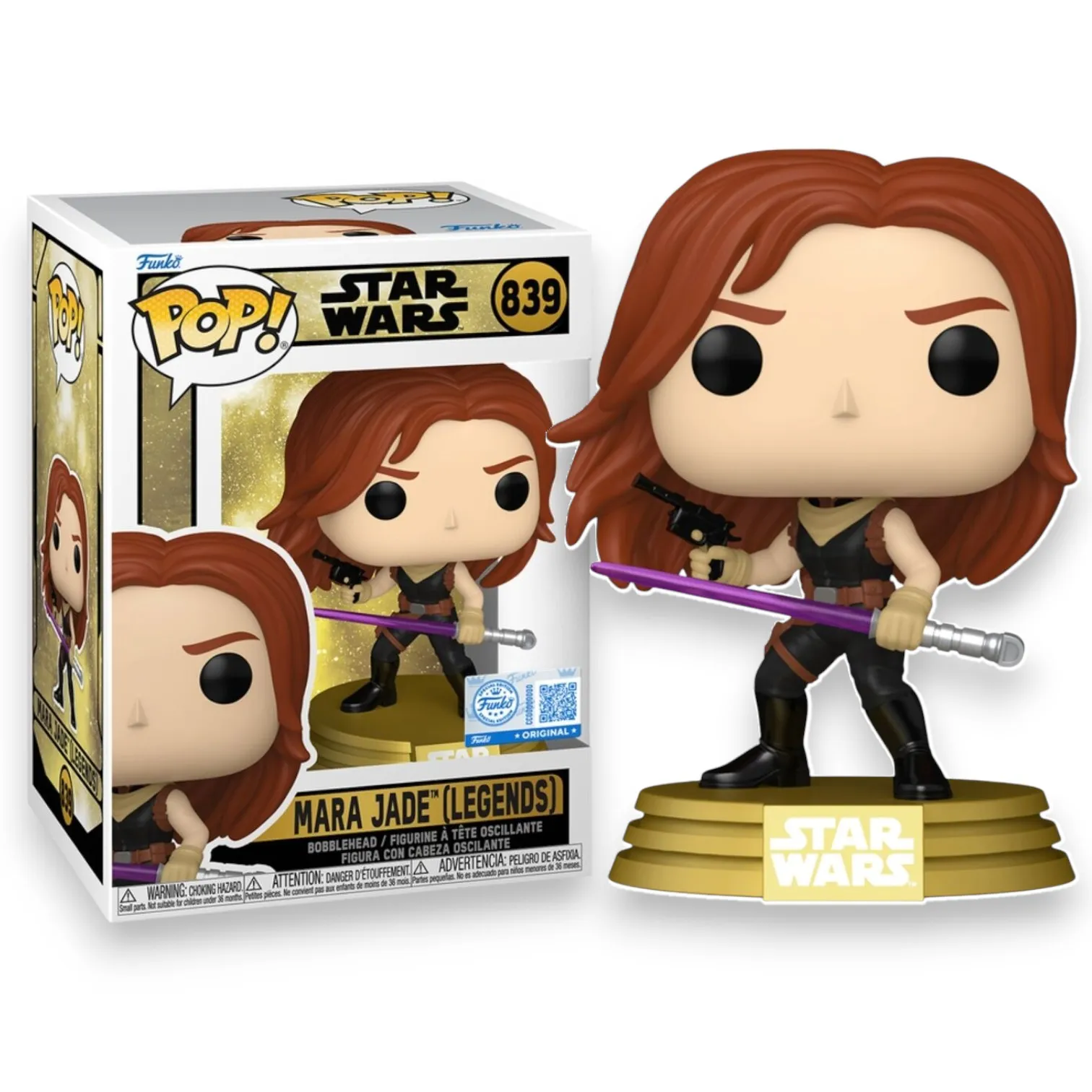 Фигурка Star Wars Mara Jade Legends Exclusive — Funko Pop! 839