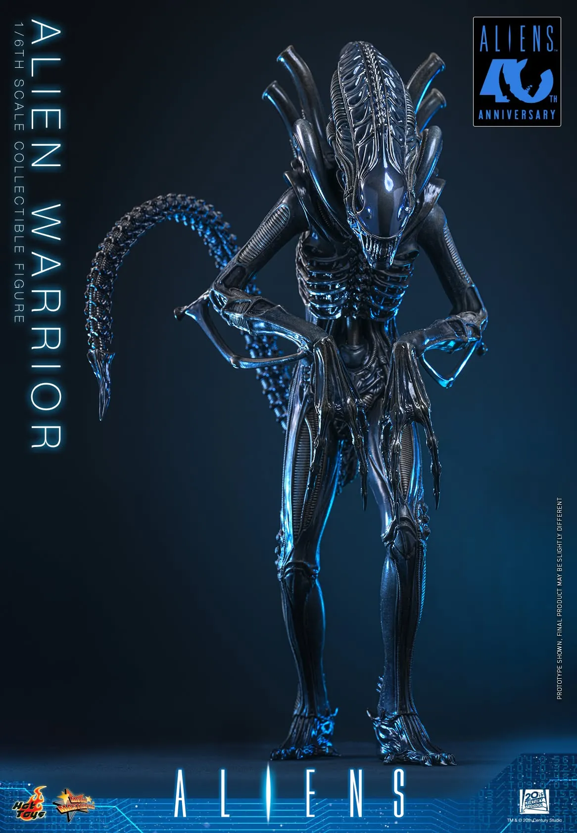 Фигурка Чужой — Hot Toys MMS898 Aliens Alien Warrior 1/6 Version