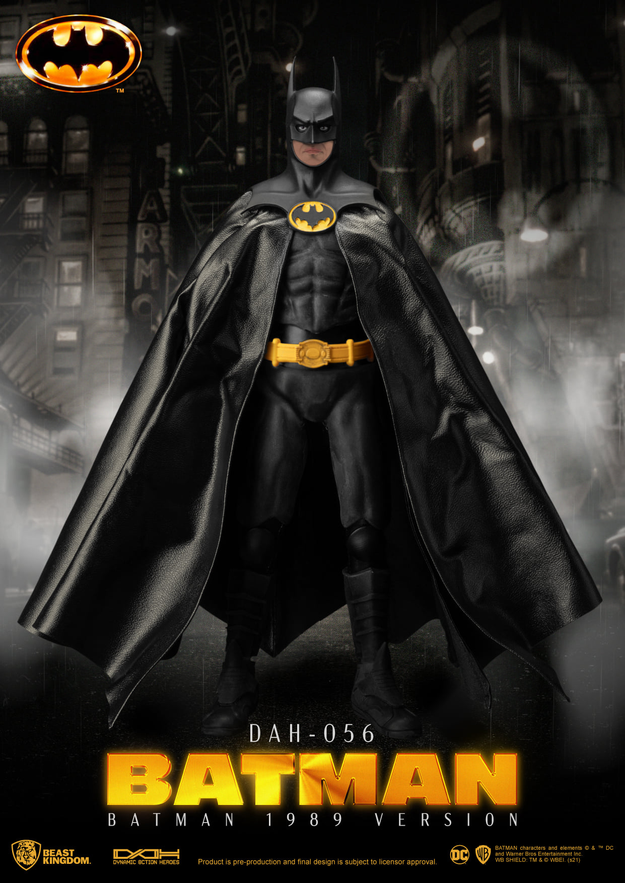 Фигурка Batman — Batman 1989 Dynamic 8ction Heroes 1/8 - купить в интернет  магазине GeekZona.ru