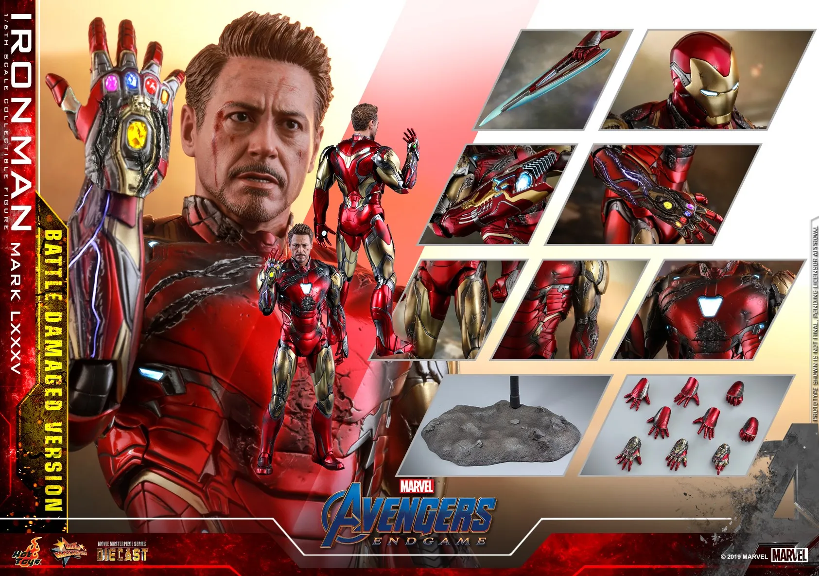 Фигурка Iron Man Mark LXXXV — Hot Toys Avengers Endgame Battle