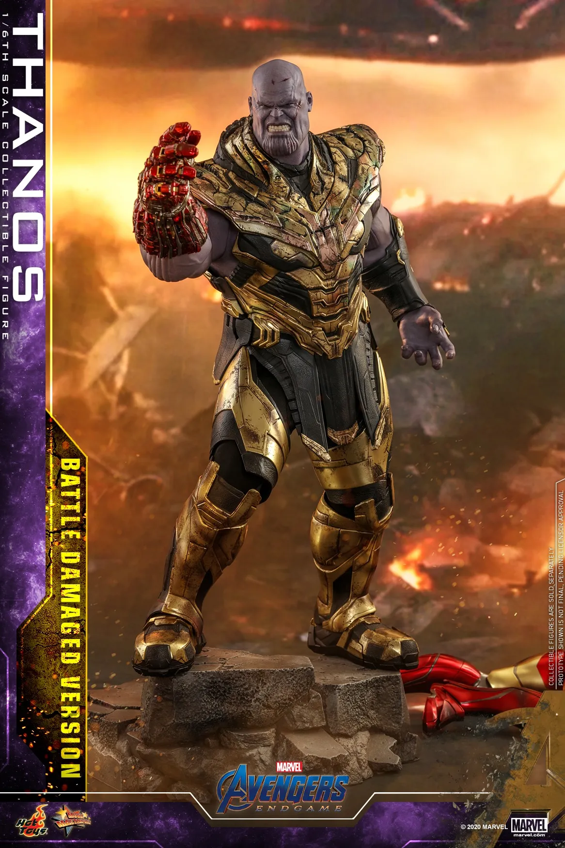 Фигурка Thanos — Hot Toys MMS564 Endgame 1/6 Battle Damaged