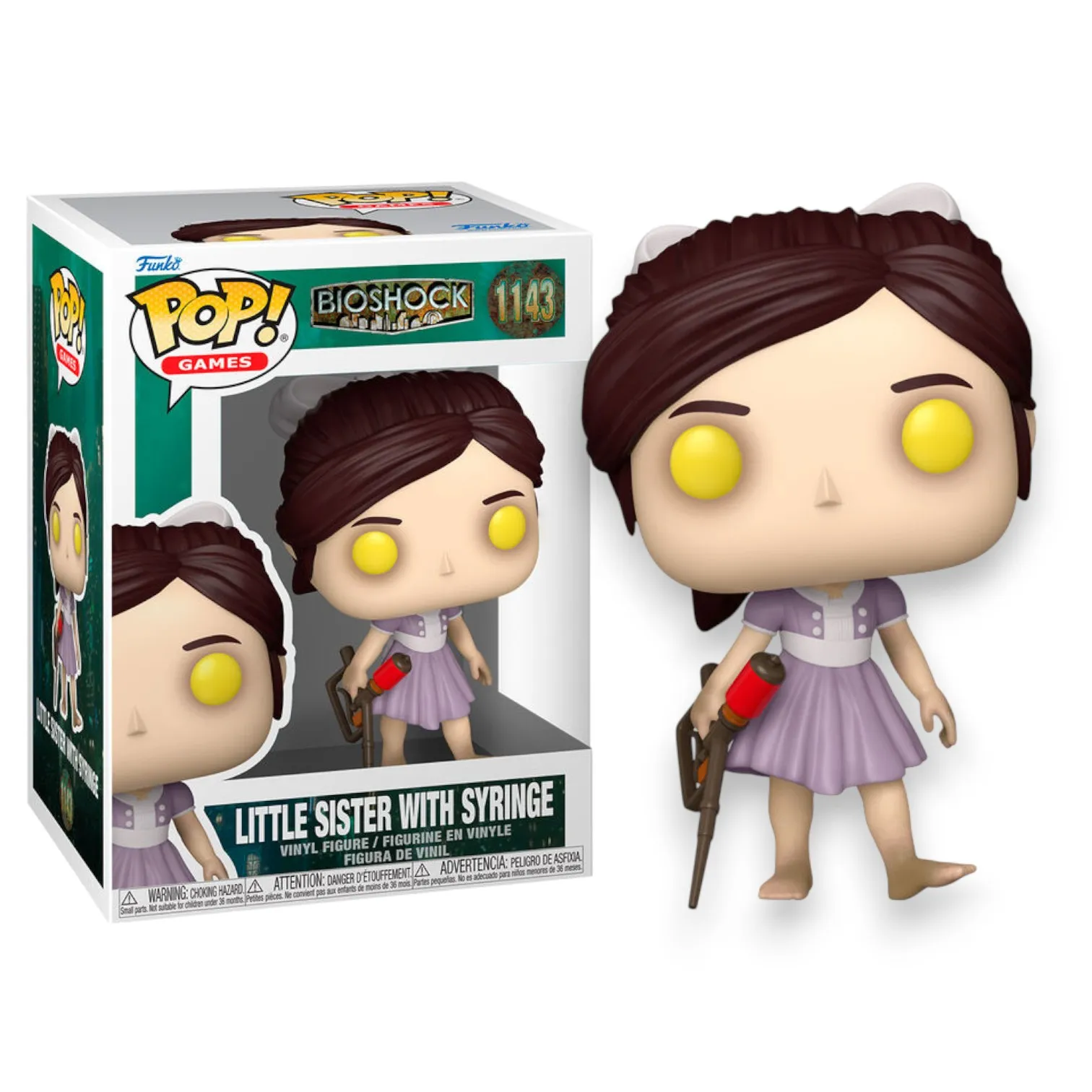 Фигурка Bioshock Little Sister with Syringe — Funko Pop! Vinyl 1143