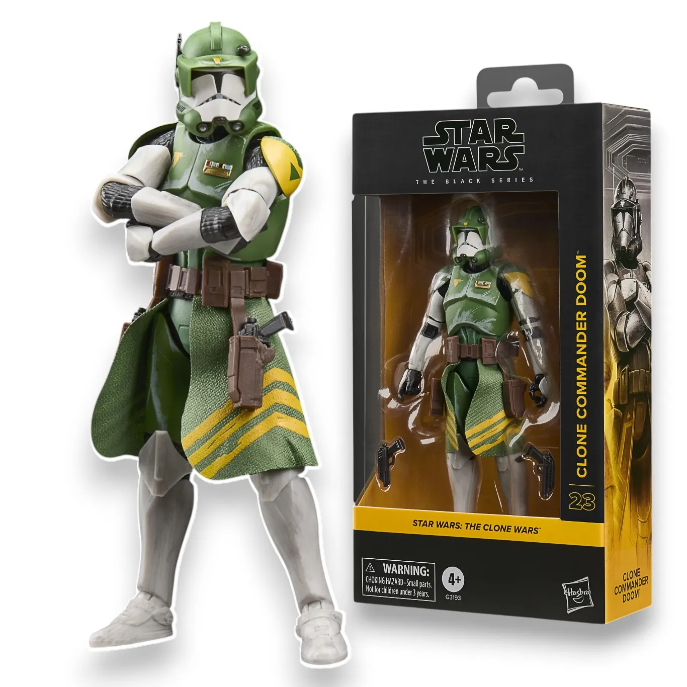 Фигурка Clone Wars Clone Commander Doom — Hasbro Star Wars Black Series Figure
