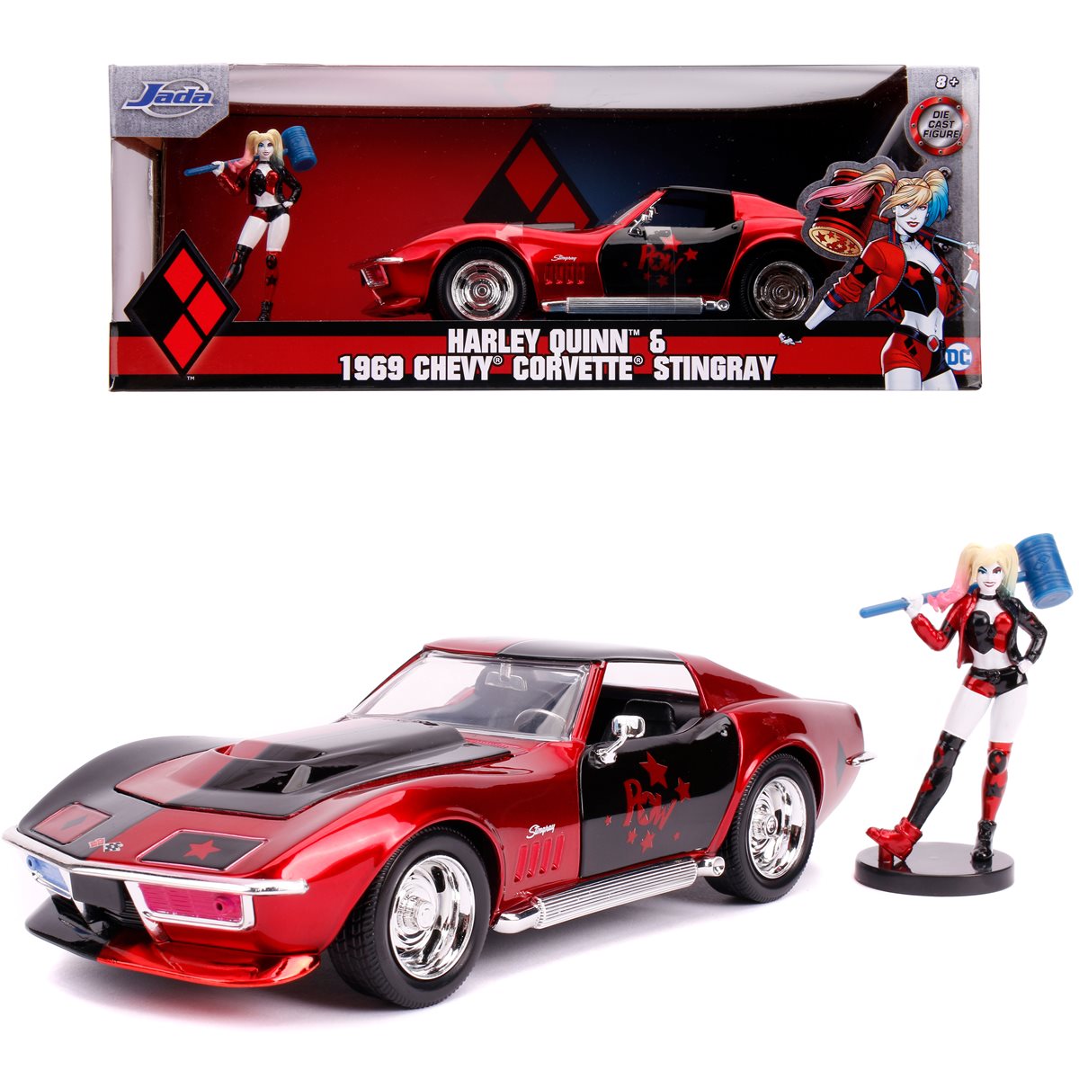 harley quinn diecast car