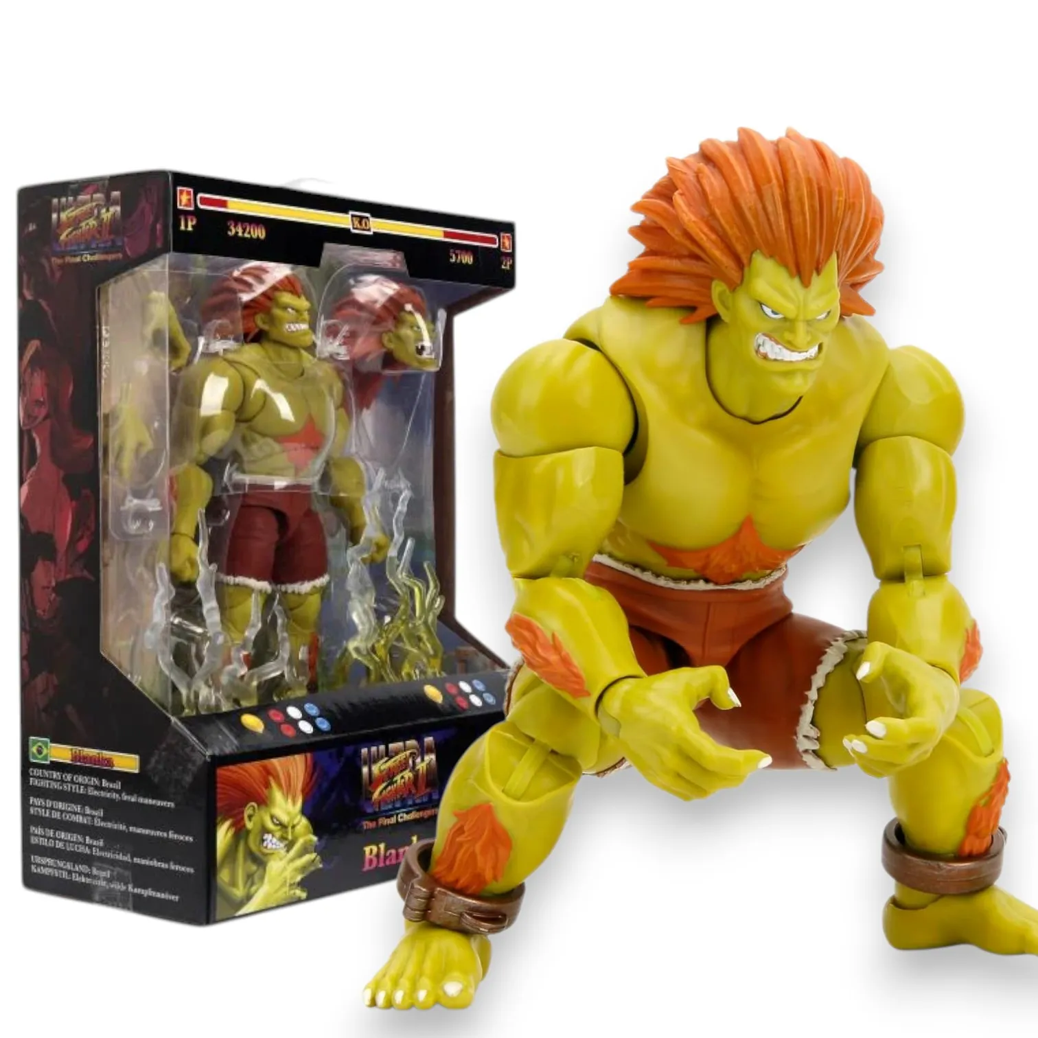 Фигурка Blanka — Jada Ultra Street Fighter II Figure
