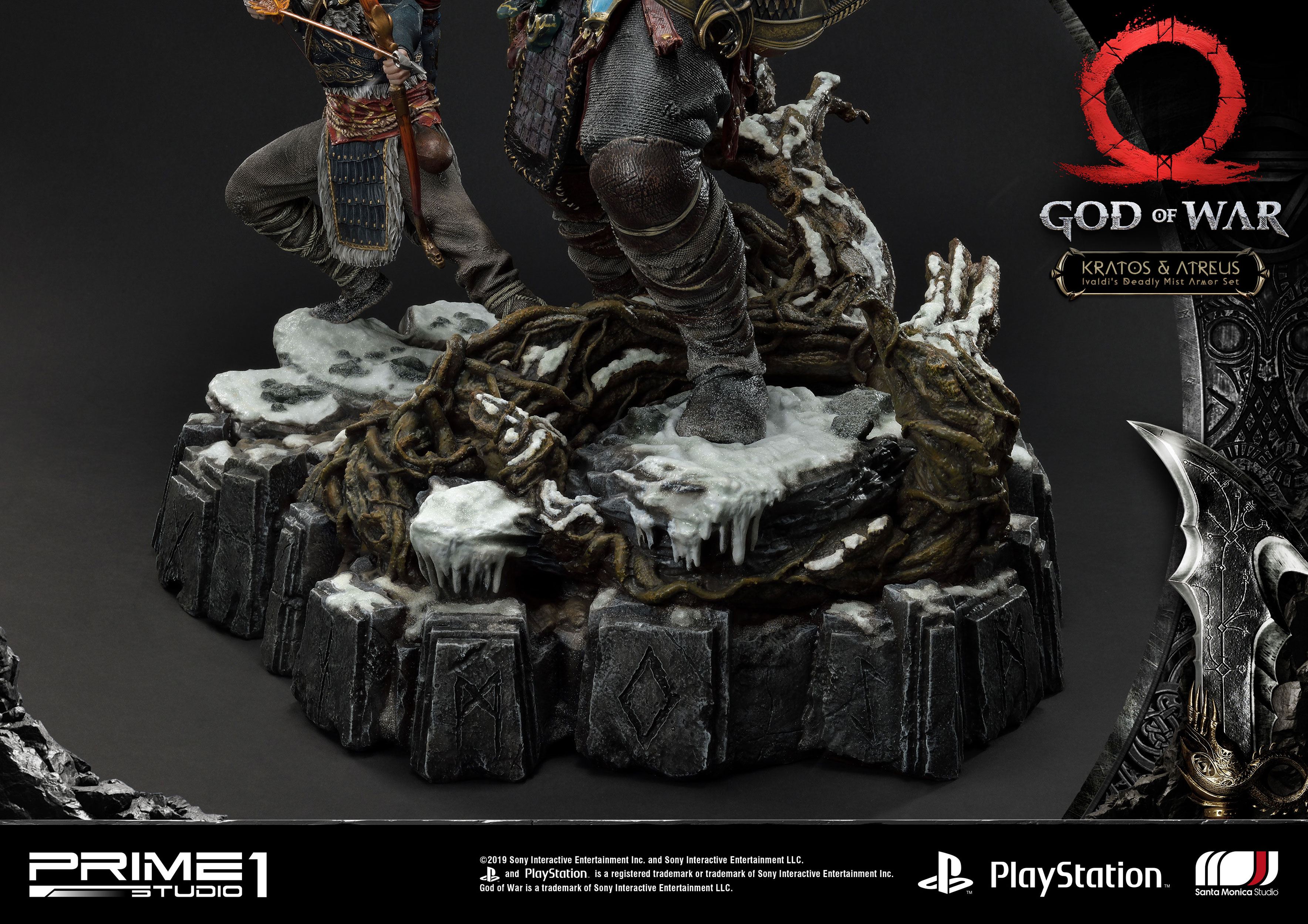 God studio. Prime 1 Studio Kratos. God of War Atreus Armor. Kratos 2018 Statue. God of War статуя.