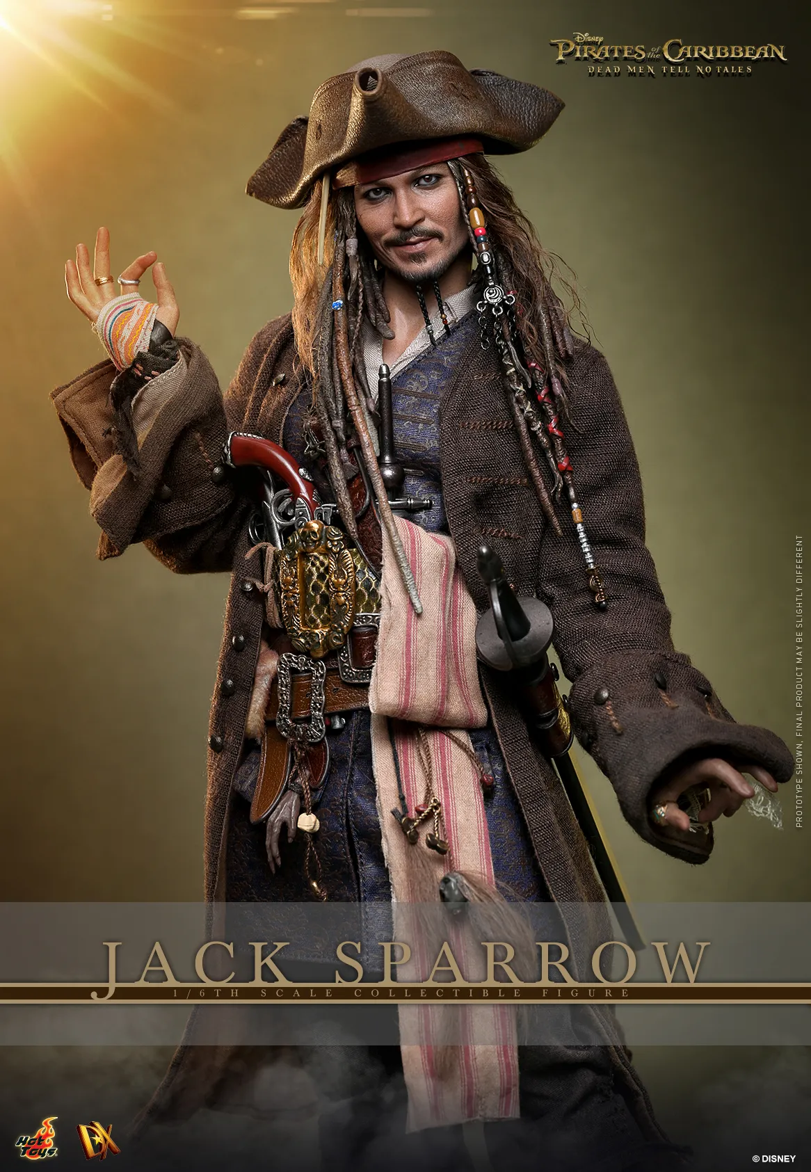 Фигурка Jack Sparrow — Hot Toys DX37 Pirates Of The Caribbean 1/6