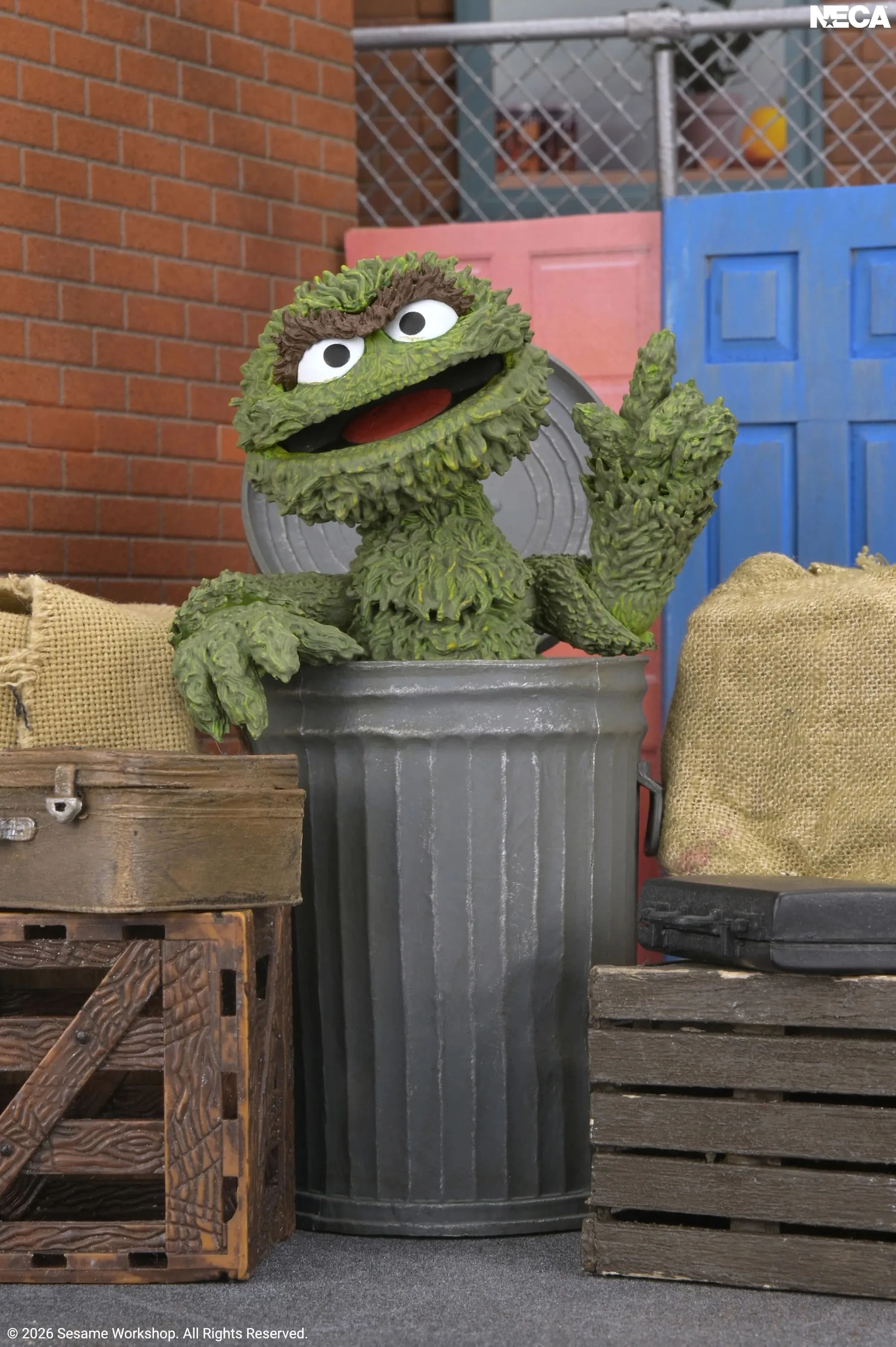 Фигурка Sesame Street Oscar The Grouch — Neca Ultimate Action Figure