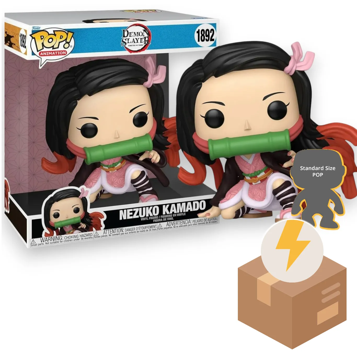 Фигурка Demon Slayer Kimetsu no Yaiba Nezuko Kamado 25cm — Funko Pop! Vinyl 1892 BD