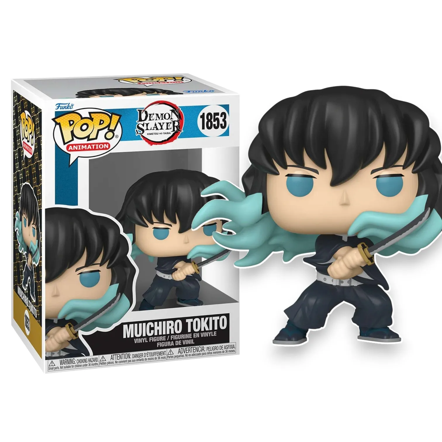 Фигурка Demon Slayer Muichiro Tokito Attack — Pop! Vinyl 1853
