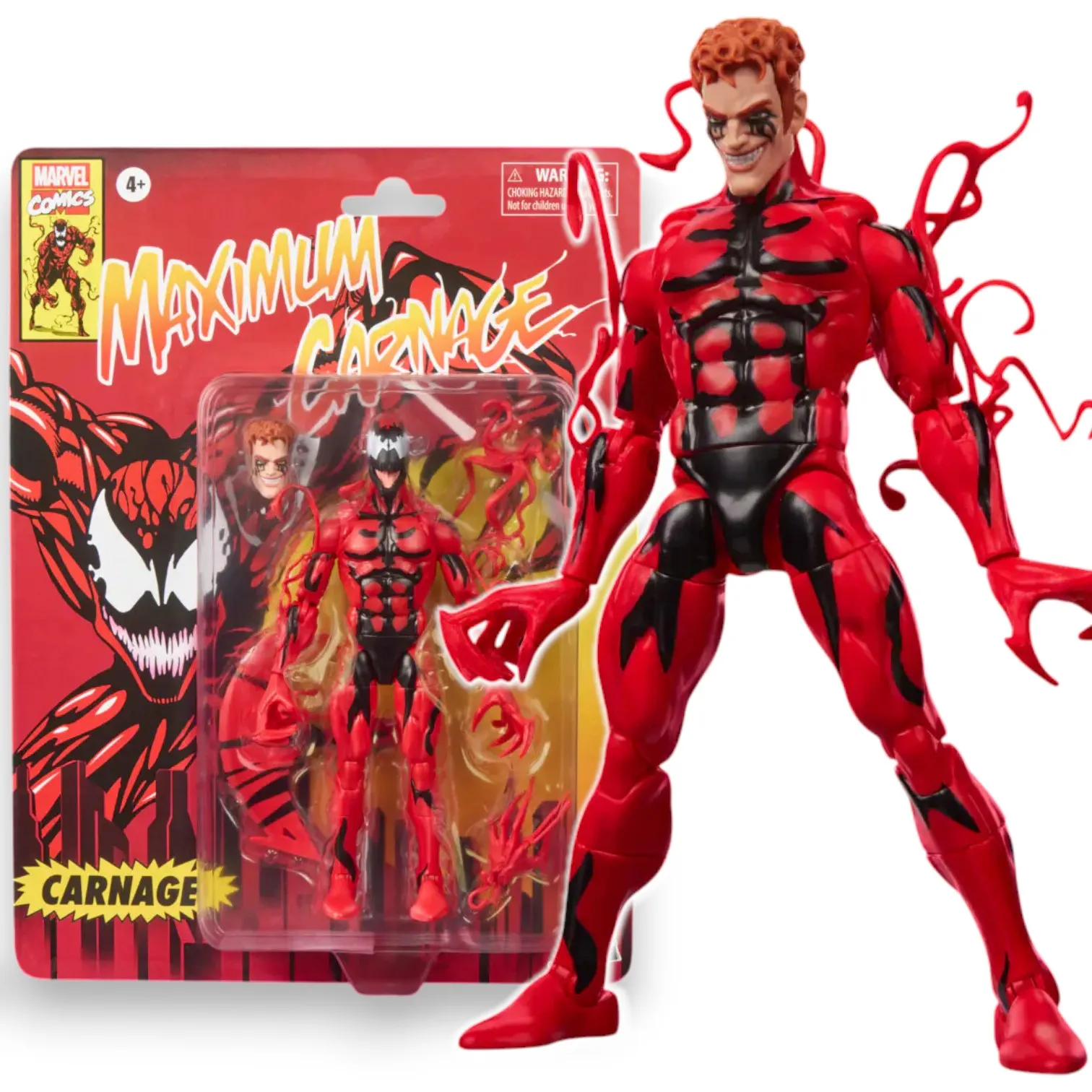 Фигурка Spider-man Carnage — Hasbro Marvel Legends Vintage