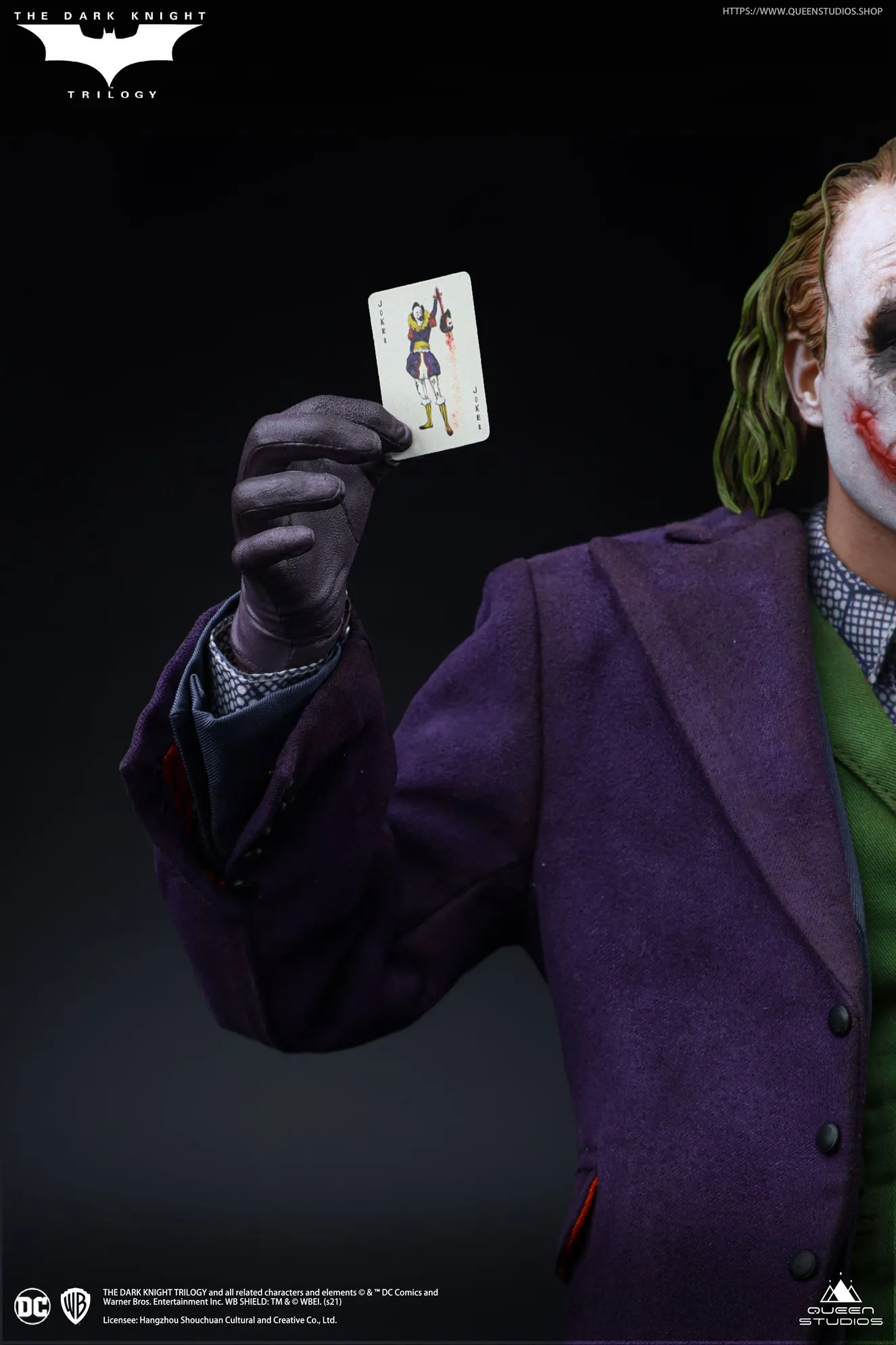 Фигурка Джокер — Queen Studios Dark Knight Joker 1/4 Statue - купить в  интернет магазине GeekZona.ru