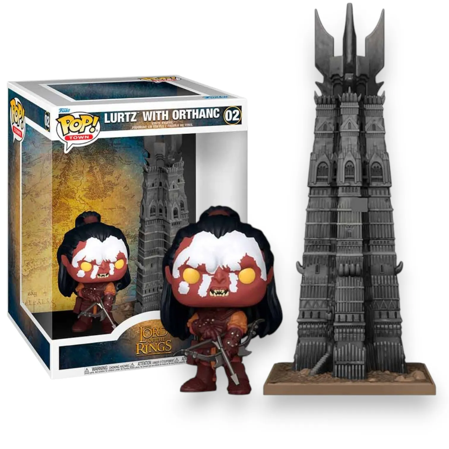 Фигурка Lord of the Rings Lurtz with Orthanc — Funko Pop! Vinyl Town 02