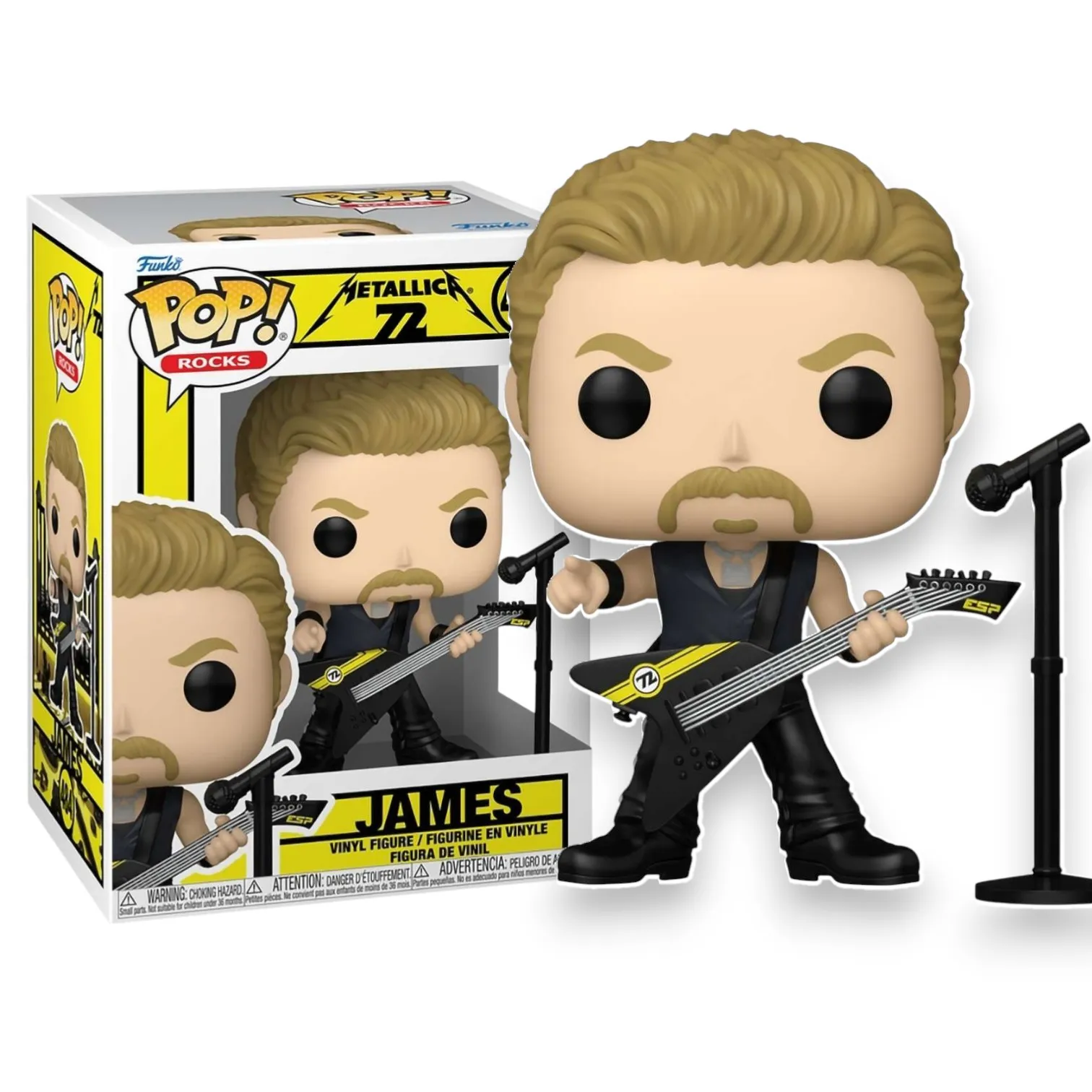 Фигурка Metallica James 72S — Funko Pop! Rocks Vinyl 484