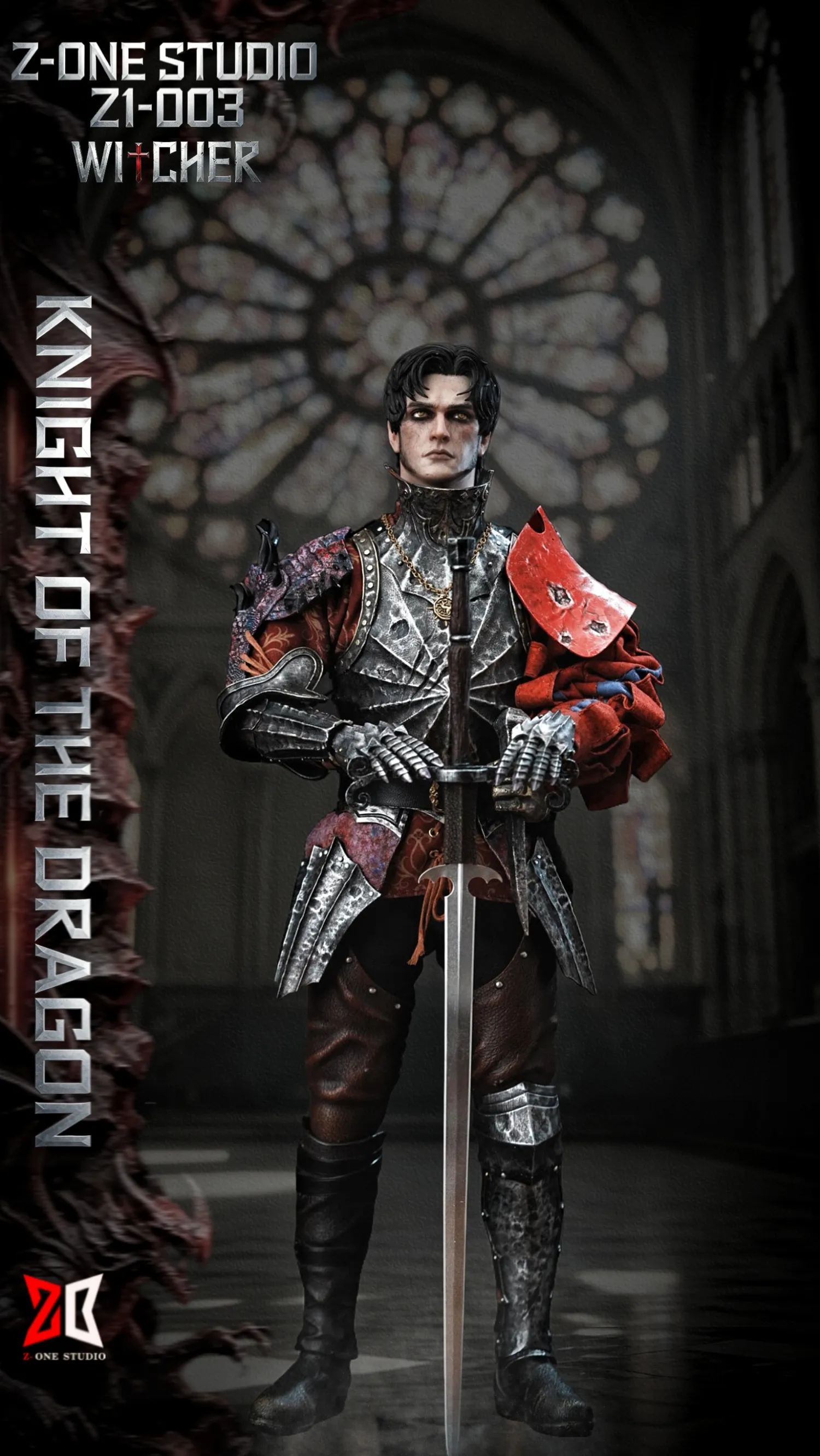 Фигурка Witcher Knight of the Dragon — Z-One Studio Z1-003 1/6