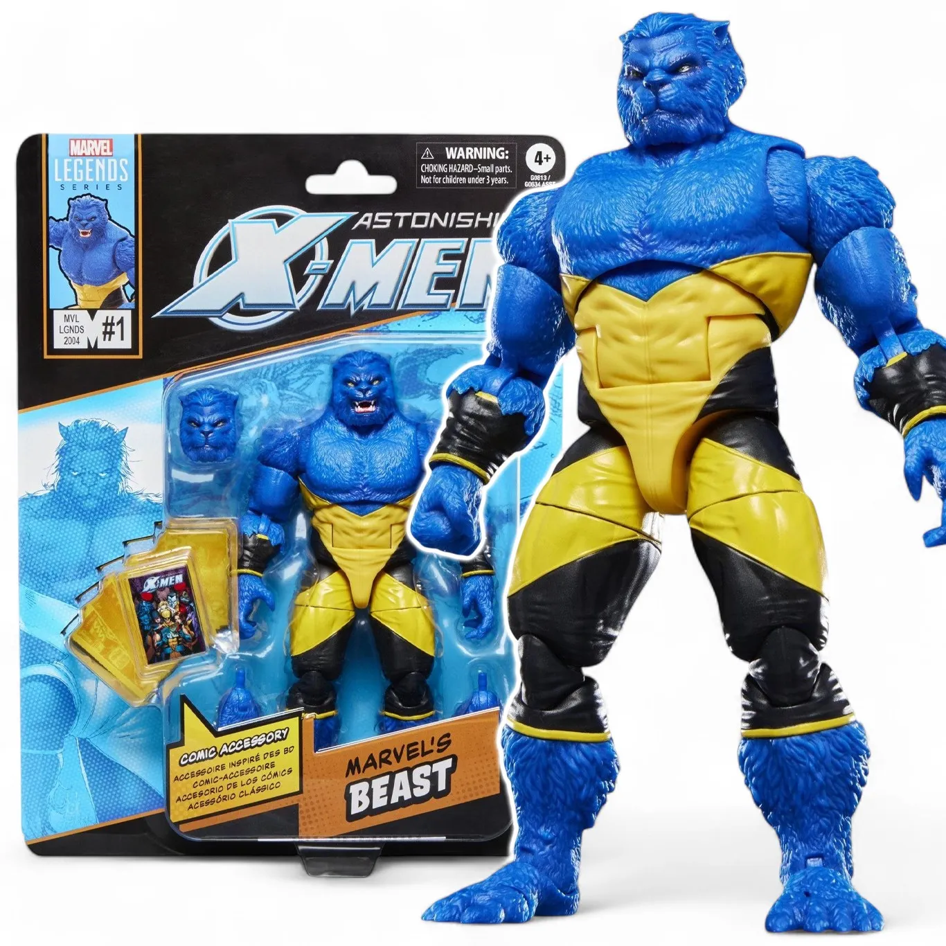 Фигурка Marvels Beast — Hasbro Marvel Legends Mini Comics Figure