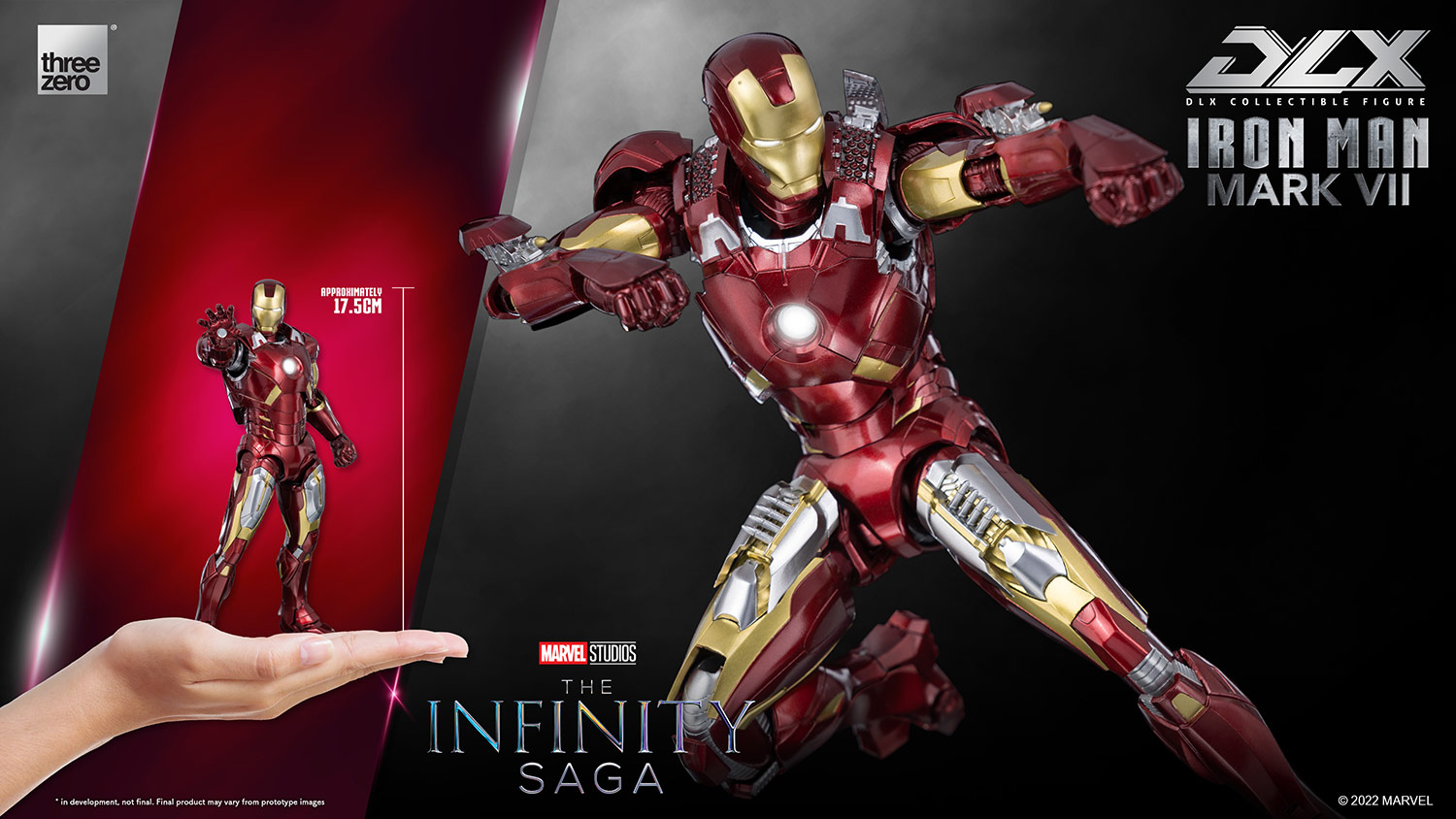 Фигурка DLX Iron Man Mark 7 — ThreeZero Infinity Saga 1/12 - купить в  GeekZona.ru