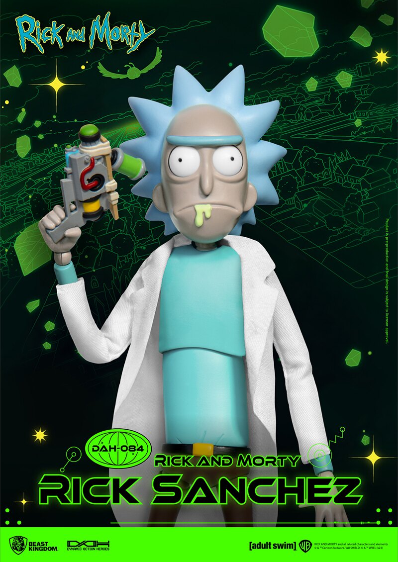 Фигурка Рик и Морти — DAH Rick And Morty Rick Sanchez 1/9Figure - купить в  GeekZona.ru