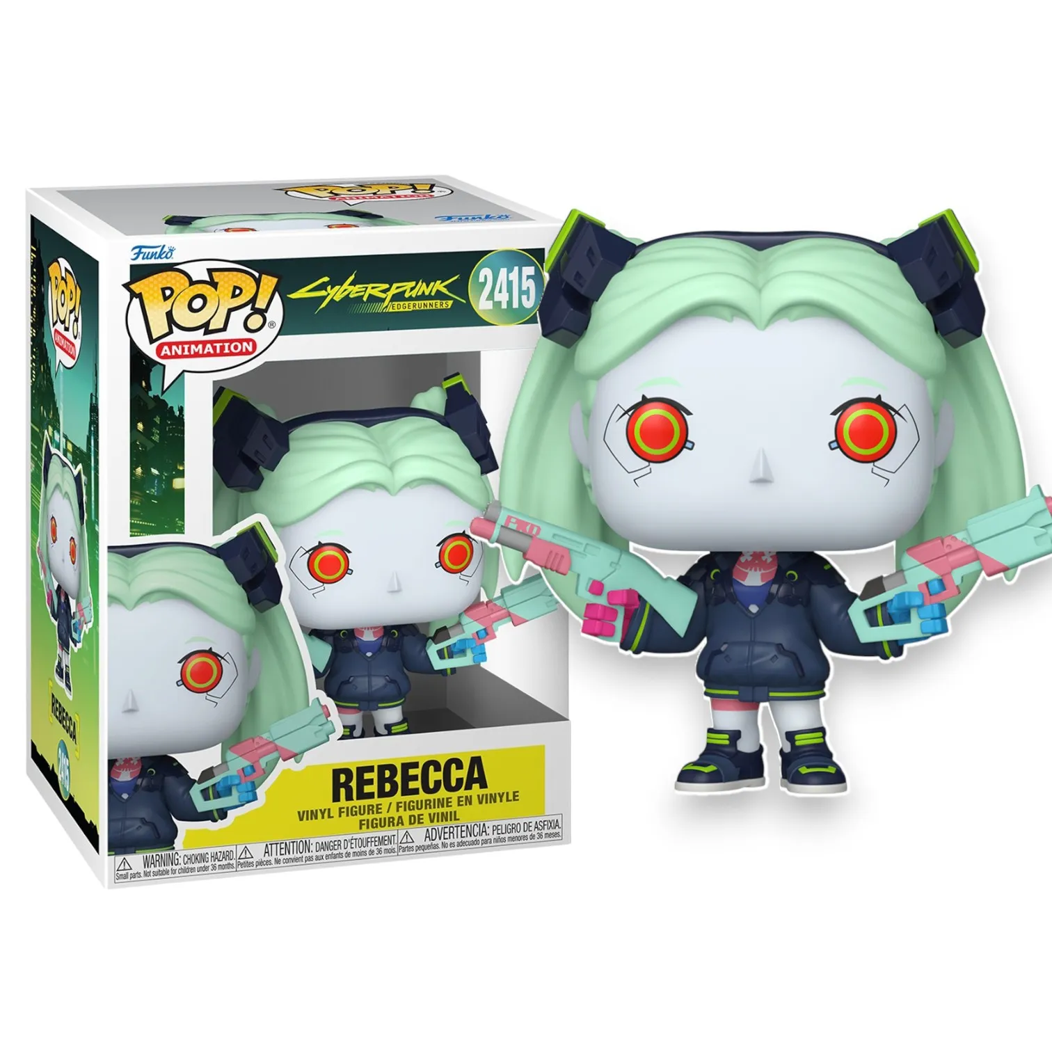 Фигурка Cyberpunk Edgerunners Rebecca — Funko Pop Vinyl 2415