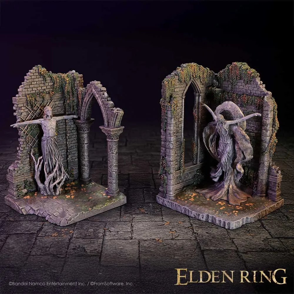 Elden Ring Radagon and Queen Marika — Nemesis Now Bookends