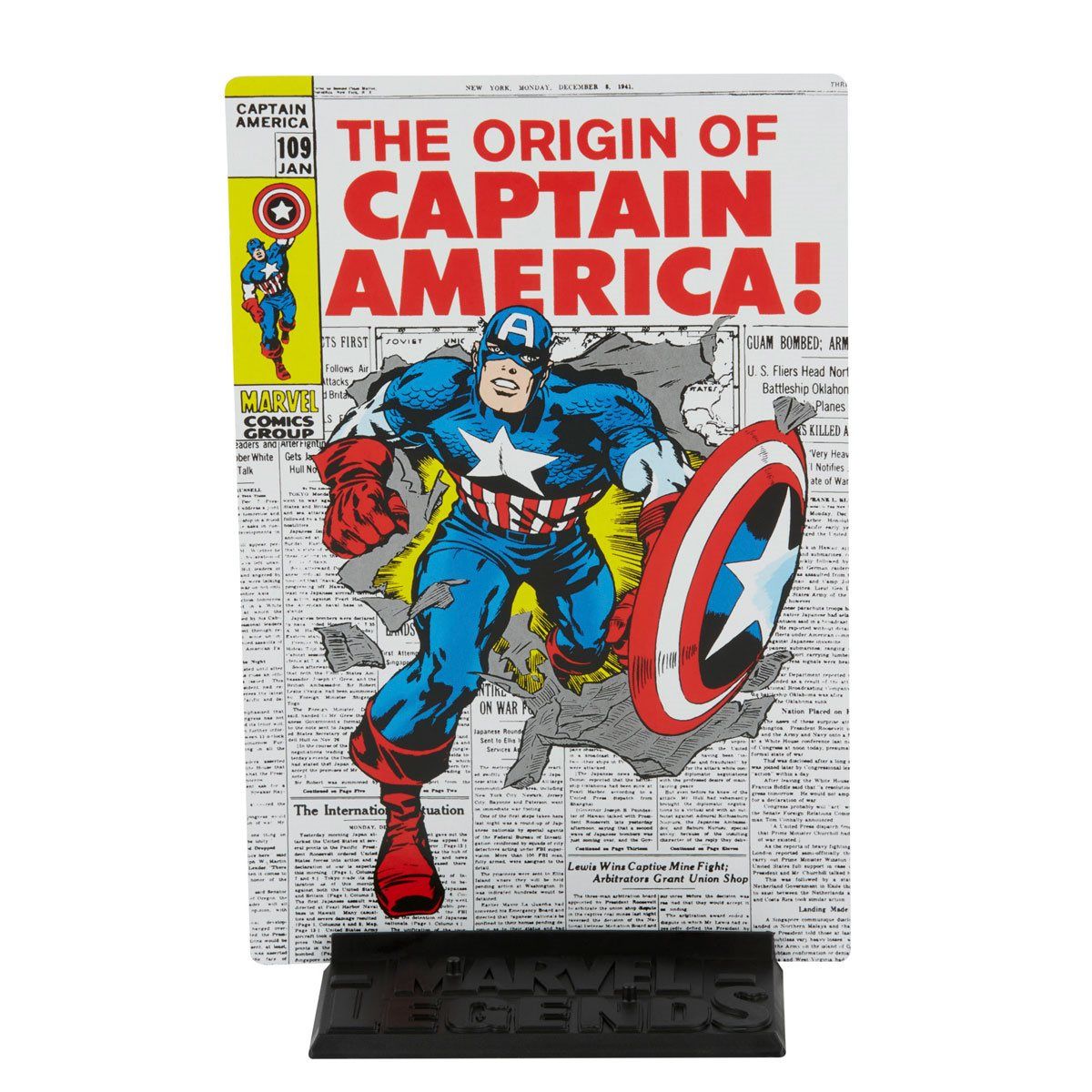 Фигурка Captain America — Hasbro 20th Anniversary Marvel Legends - купить в  GeekZona.ru