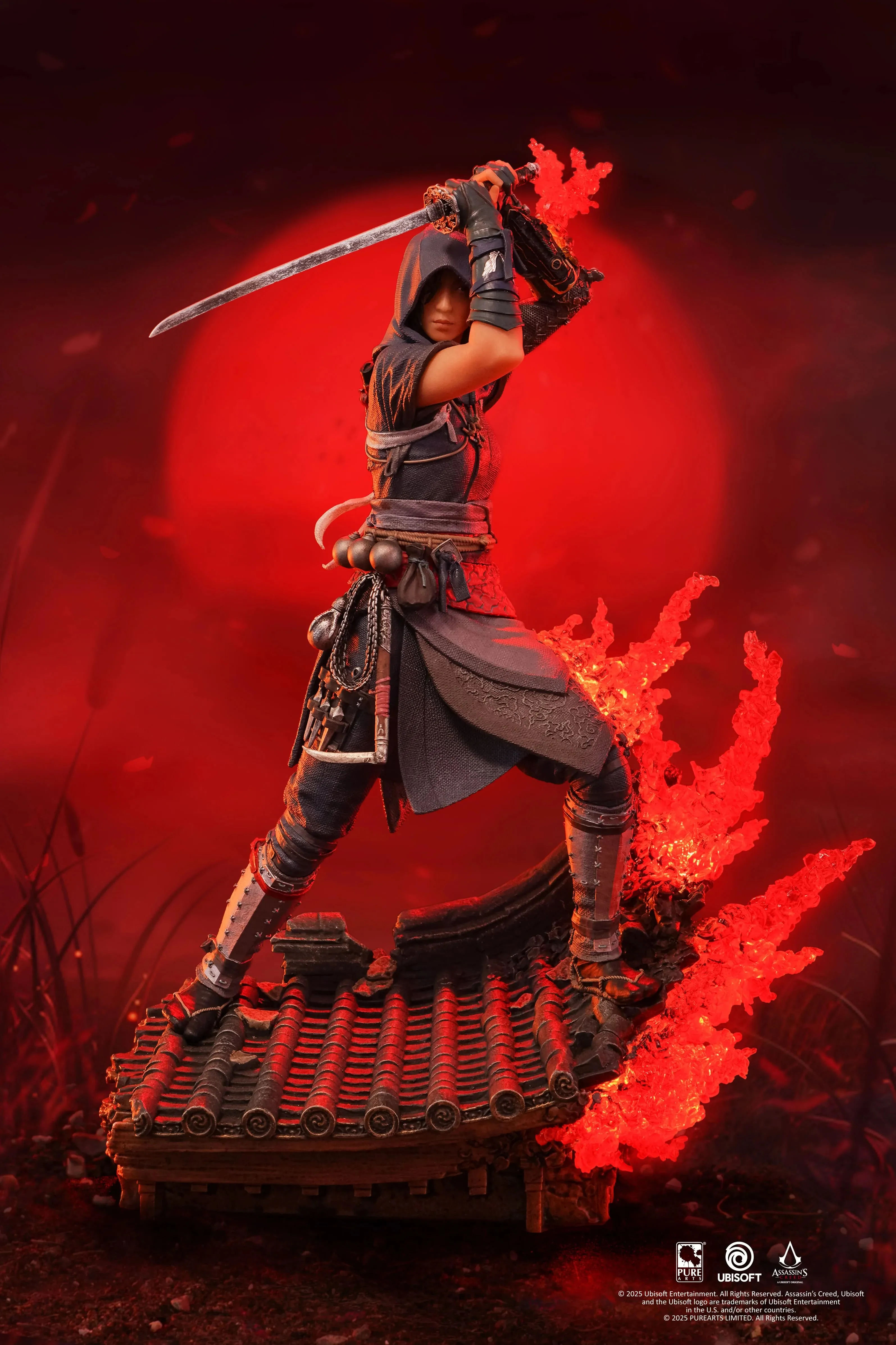 Фигурка Assassins Creed Shadows Animus Naoe — Pure Arts 1/8 Pvc Statue