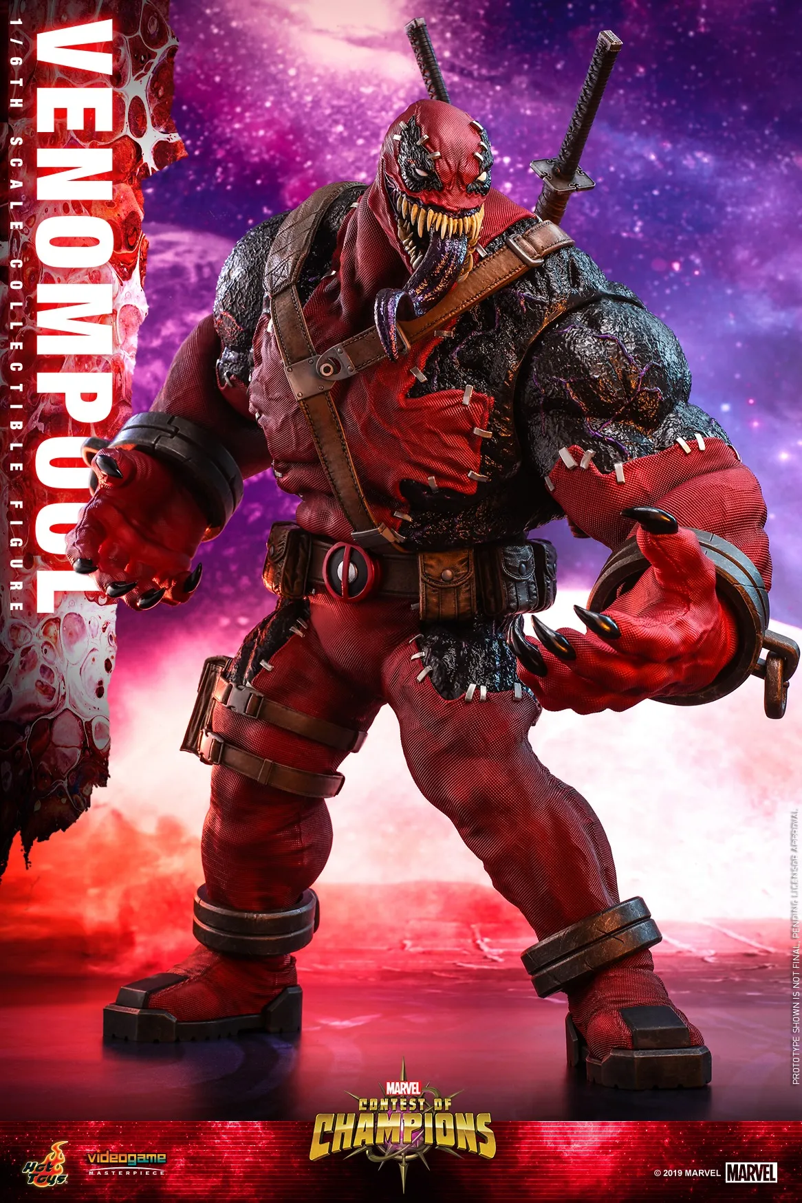 Фигурка Веномпул — Hot Toys Marvel Contest of Champions 1/6 Venompool