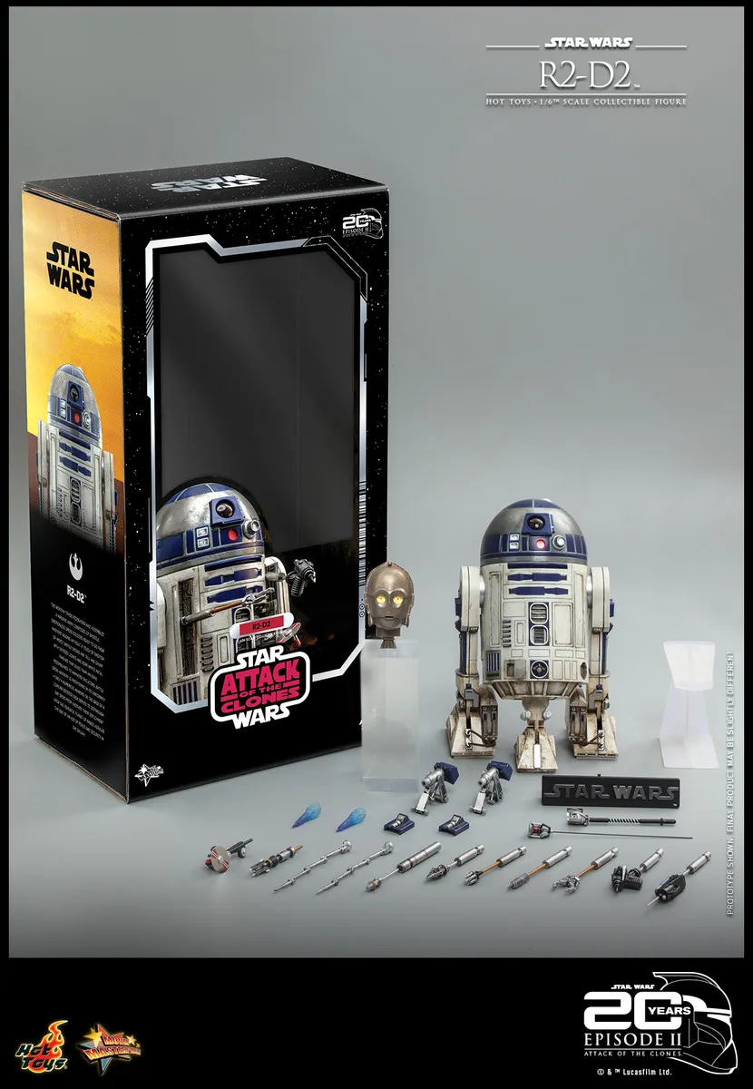 Фигурка R2-D2 — Hot Toys MMS651 Star Wars Attack of the Clones 1/6 - купить  в GeekZona.ru