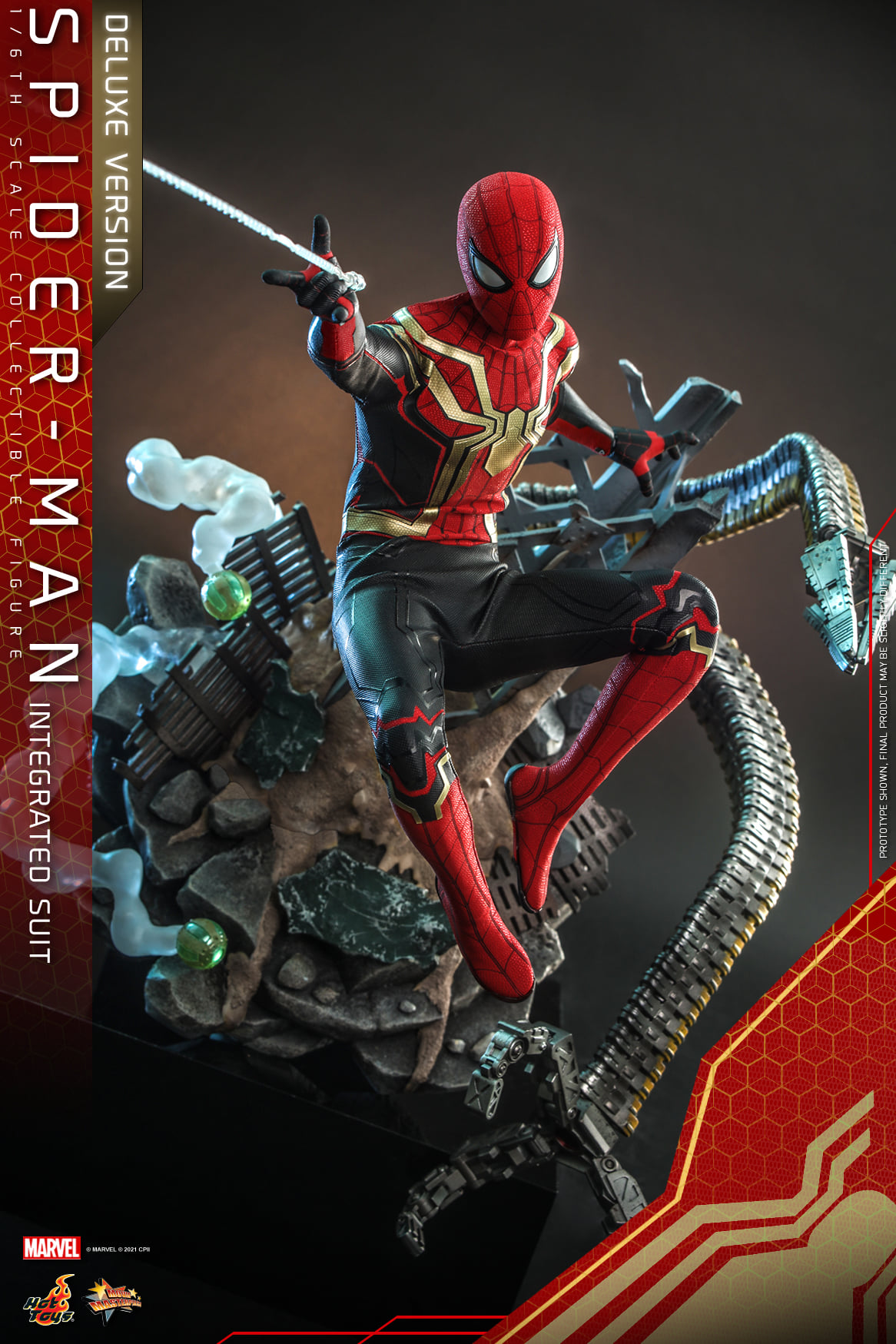 hot toys spider man deluxe