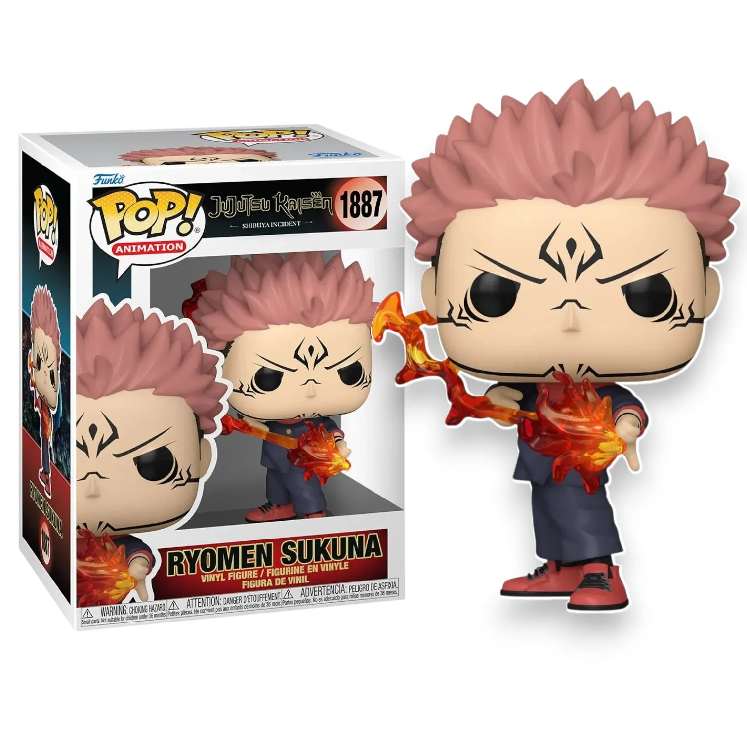 Фигурка Jujutsu Kaisen Sukuna Fire Arrow — Funko Pop Vinyl 1887