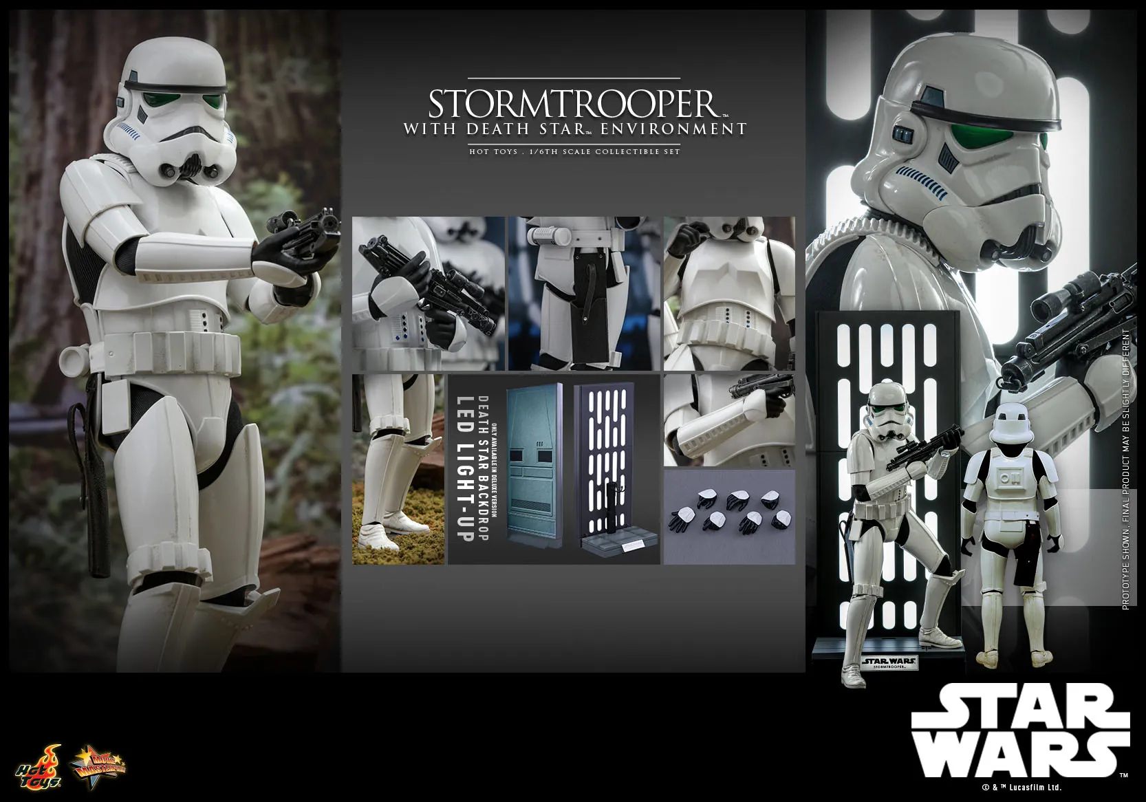 Фигурка Stormtrooper w Death Star Environment — Hot Toys MMS736 Star Wars  1/6 - купить в GeekZona.ru