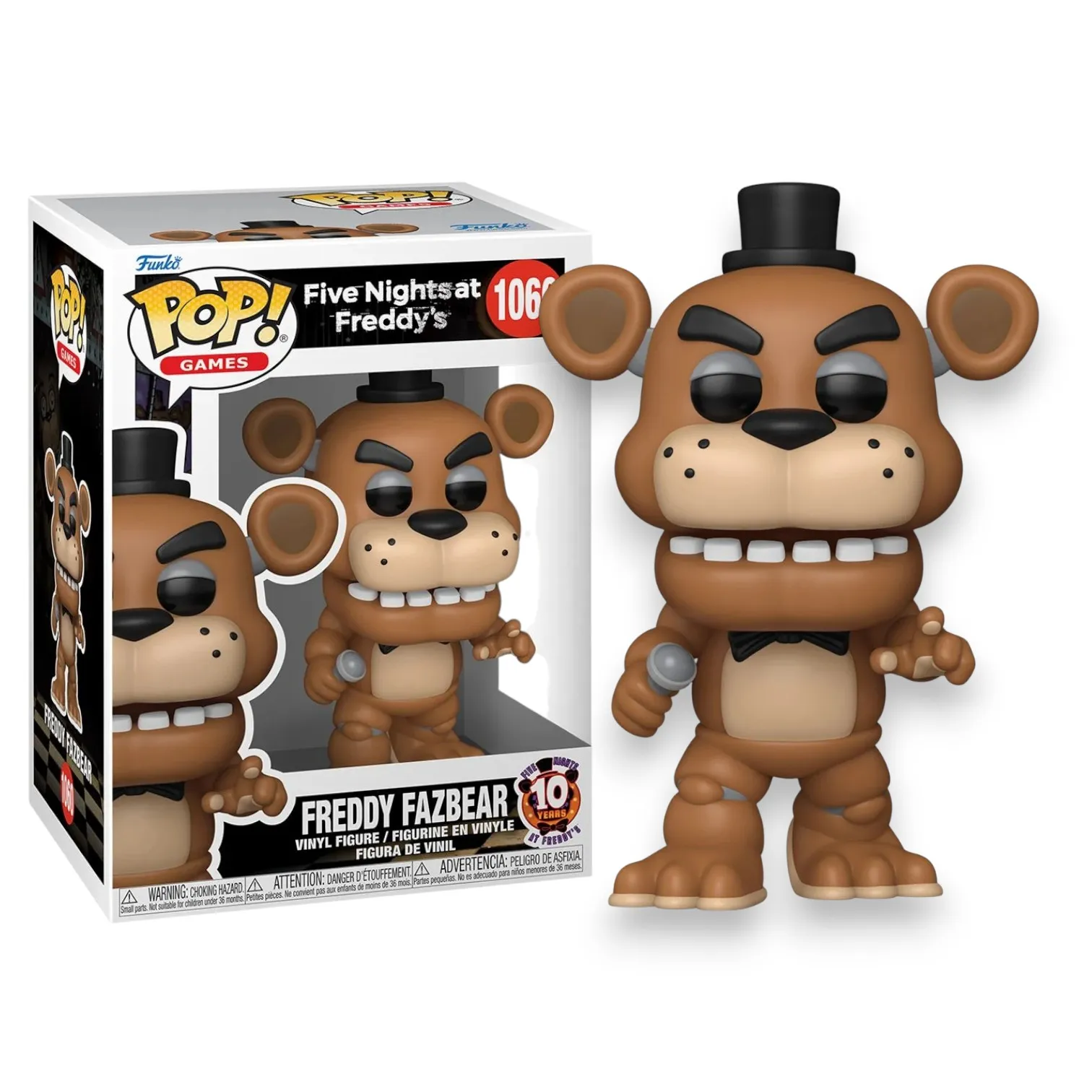 Фигурка FNAF 10th Anniversary — Freddy Fazbear Funko Pop! Vinyl Figure 1060