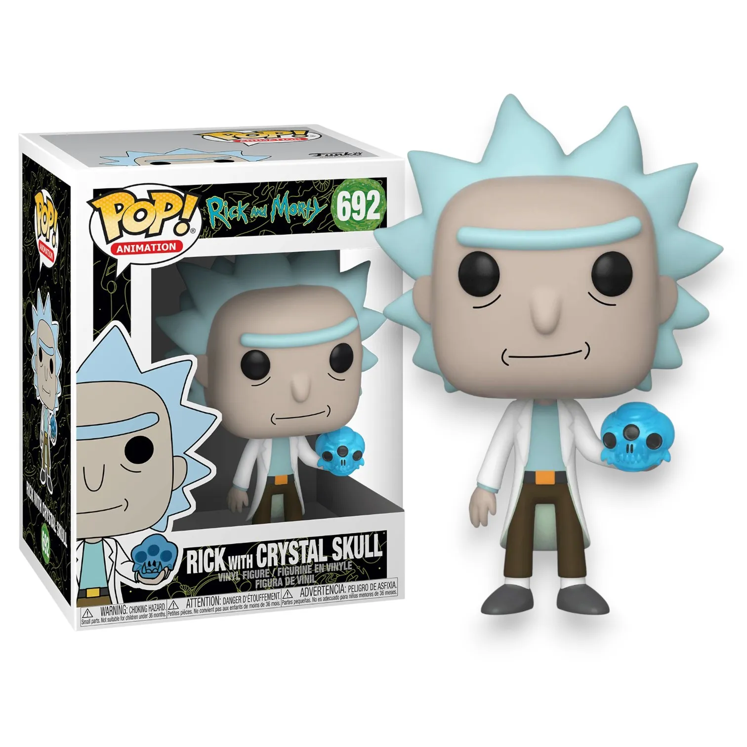 Фигурка Rick & Morty Rick w Crystal Skull — Funko Pop! 692