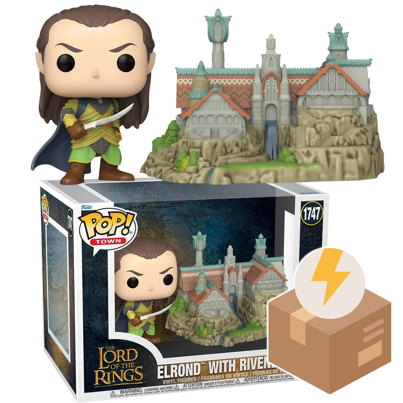 Фигурка Lord of the Rings Elrond w Rivendell — Funko Pop! Town 1747 BD