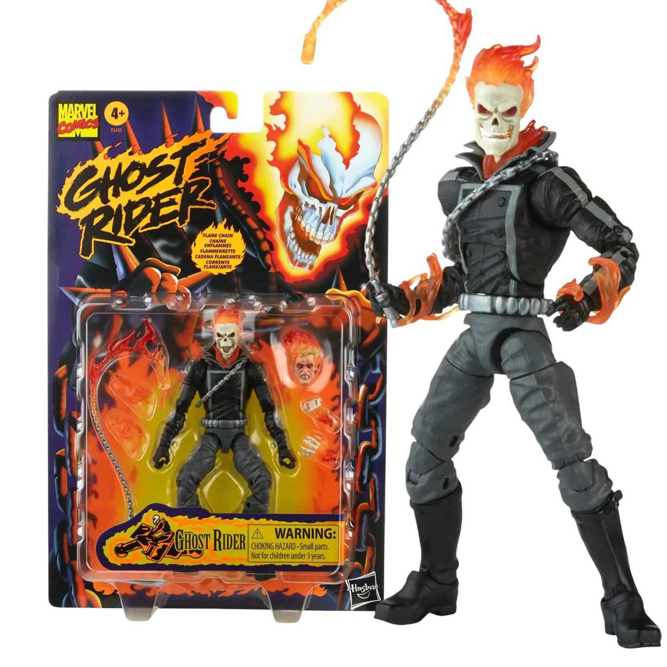 Фигурка Ghost Rider — Hasbro Retro Marvel Legends
