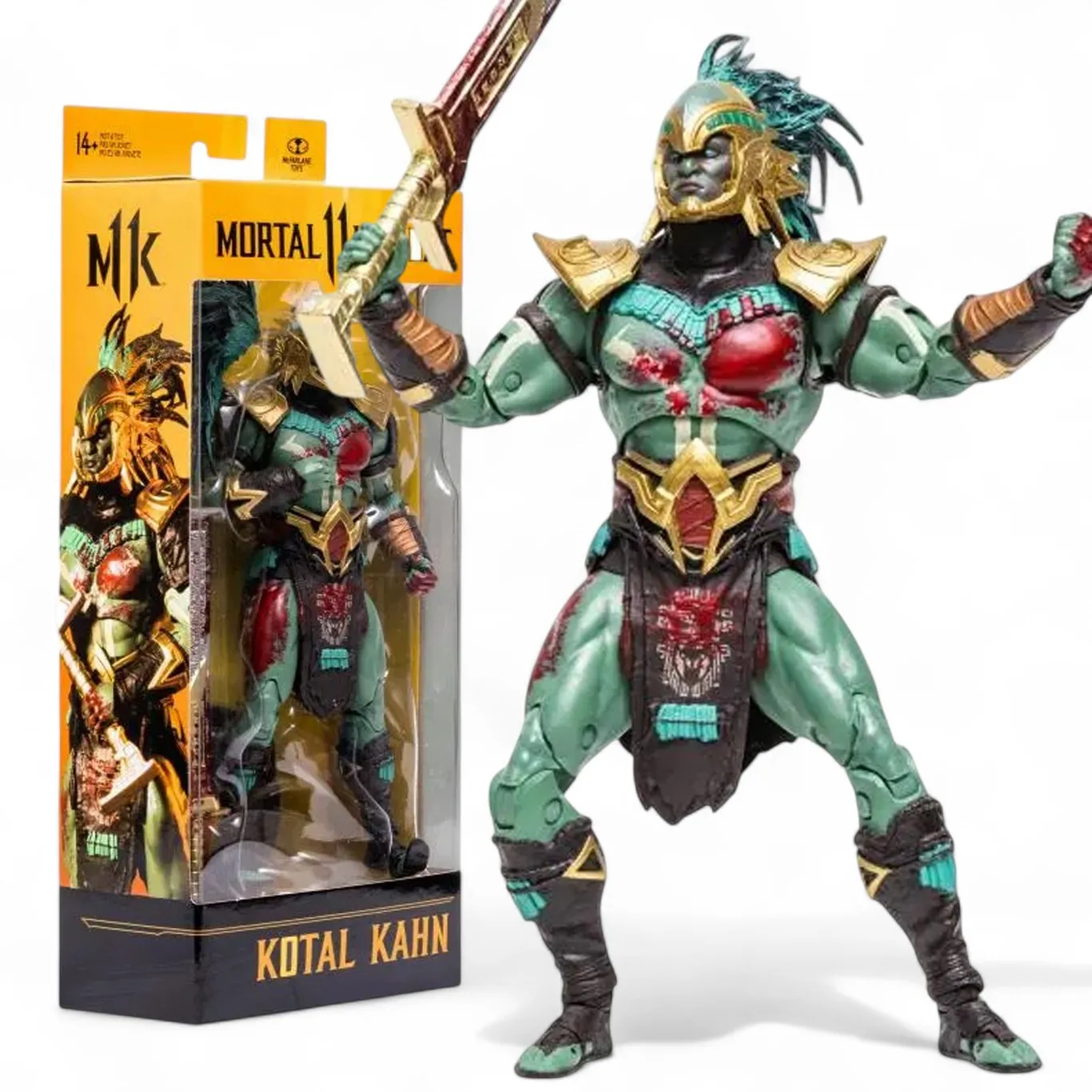 Фигурка Kotal Kahn Bloody — McFarlane Toys Mortal Kombat 11