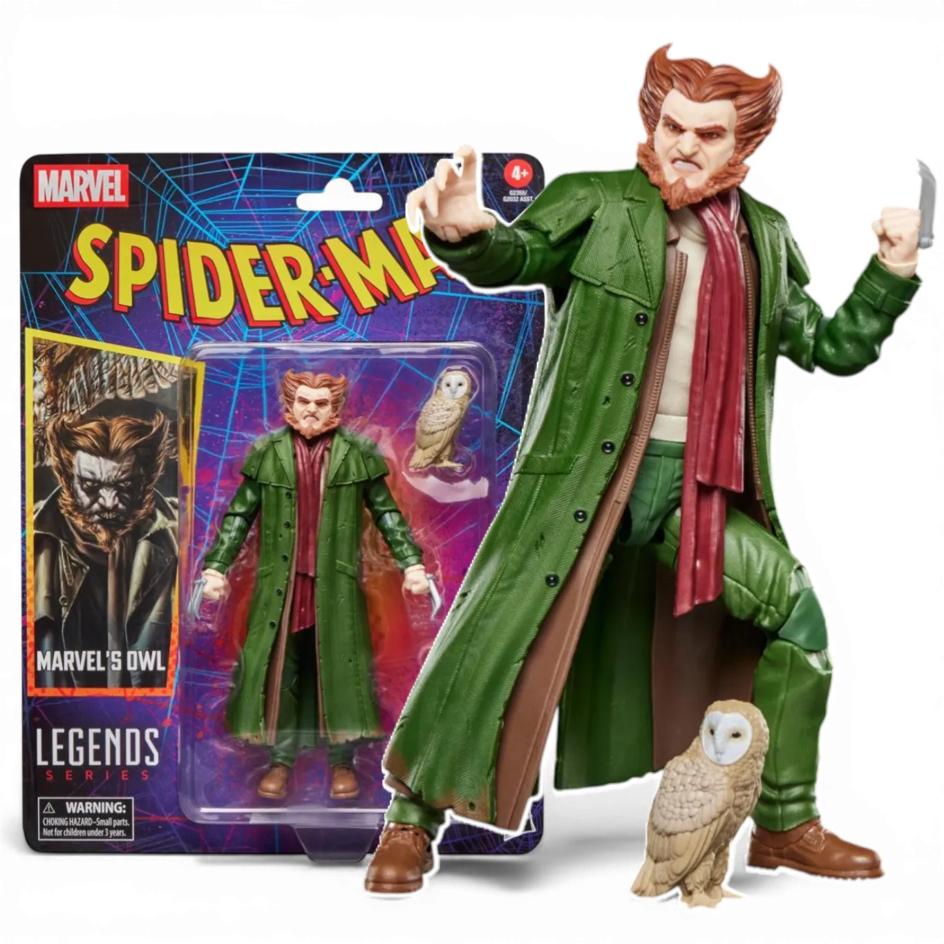 Фигурка Spider-man Vintage Owl — Hasbro Marvel Legends