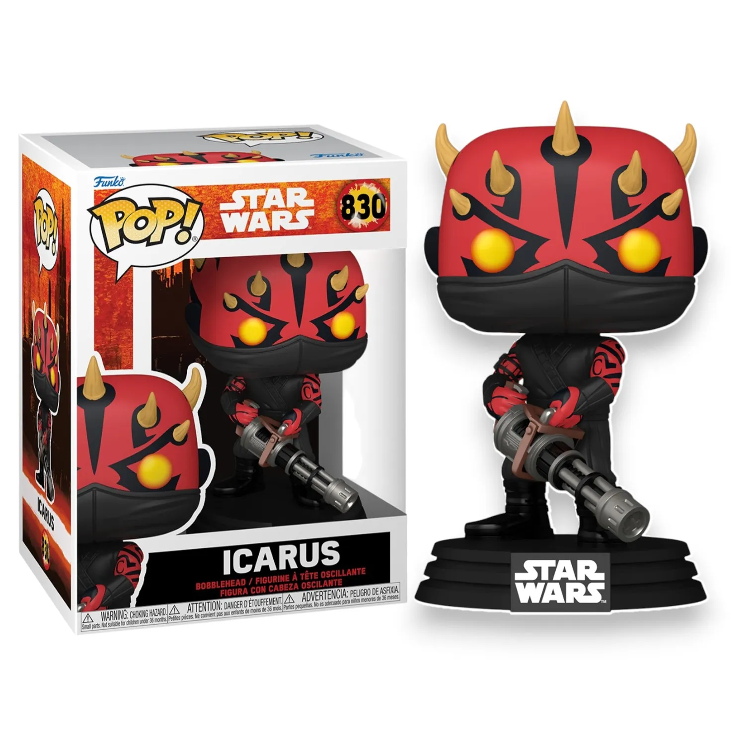 Фигурка Maul Shadow Lord Icarus — Funko Pop! Bobble Star Wars Vinyl 830