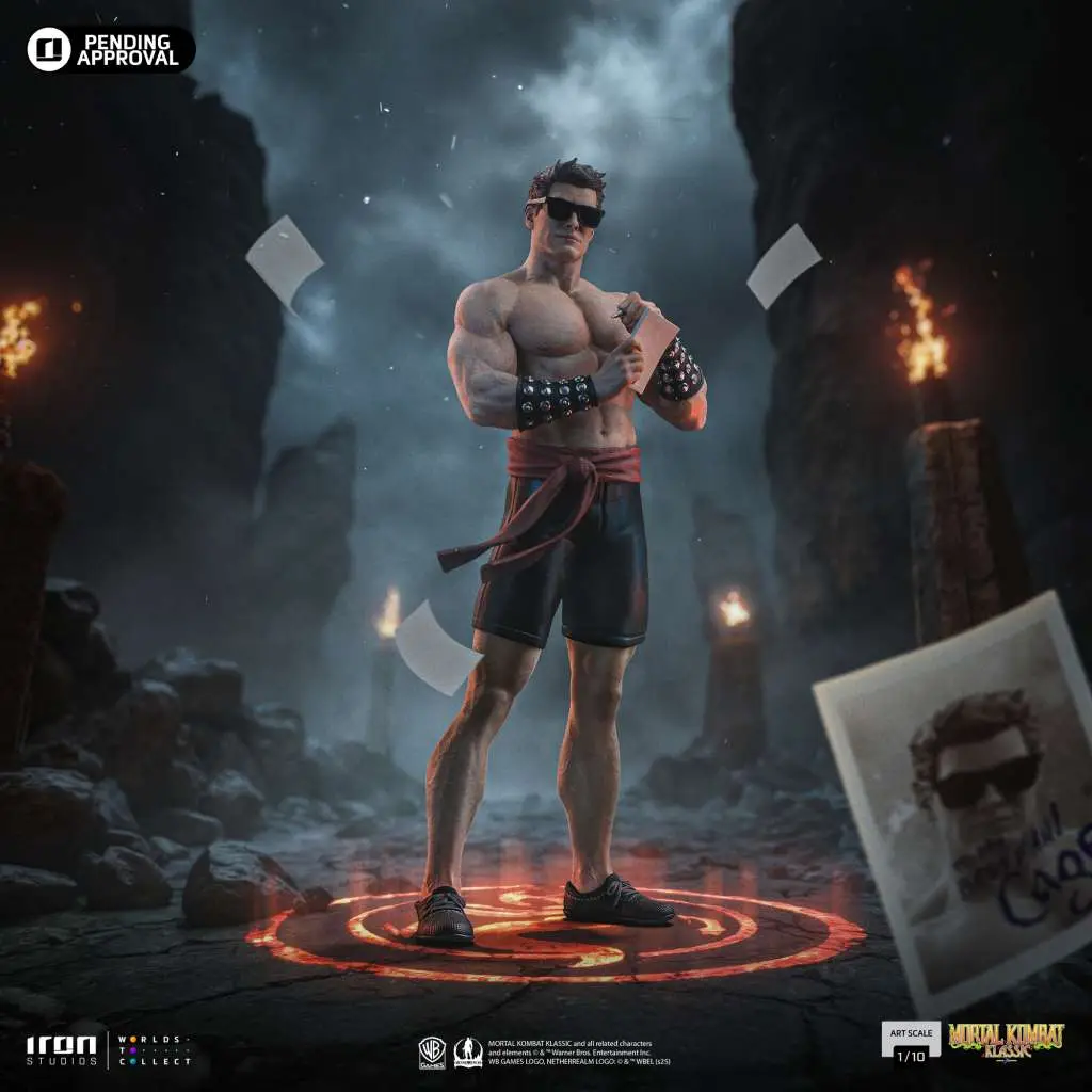 Фигурка Mortal Kombat Johnny Cage — Iron Studios Mortal Kombat DLX 1/10