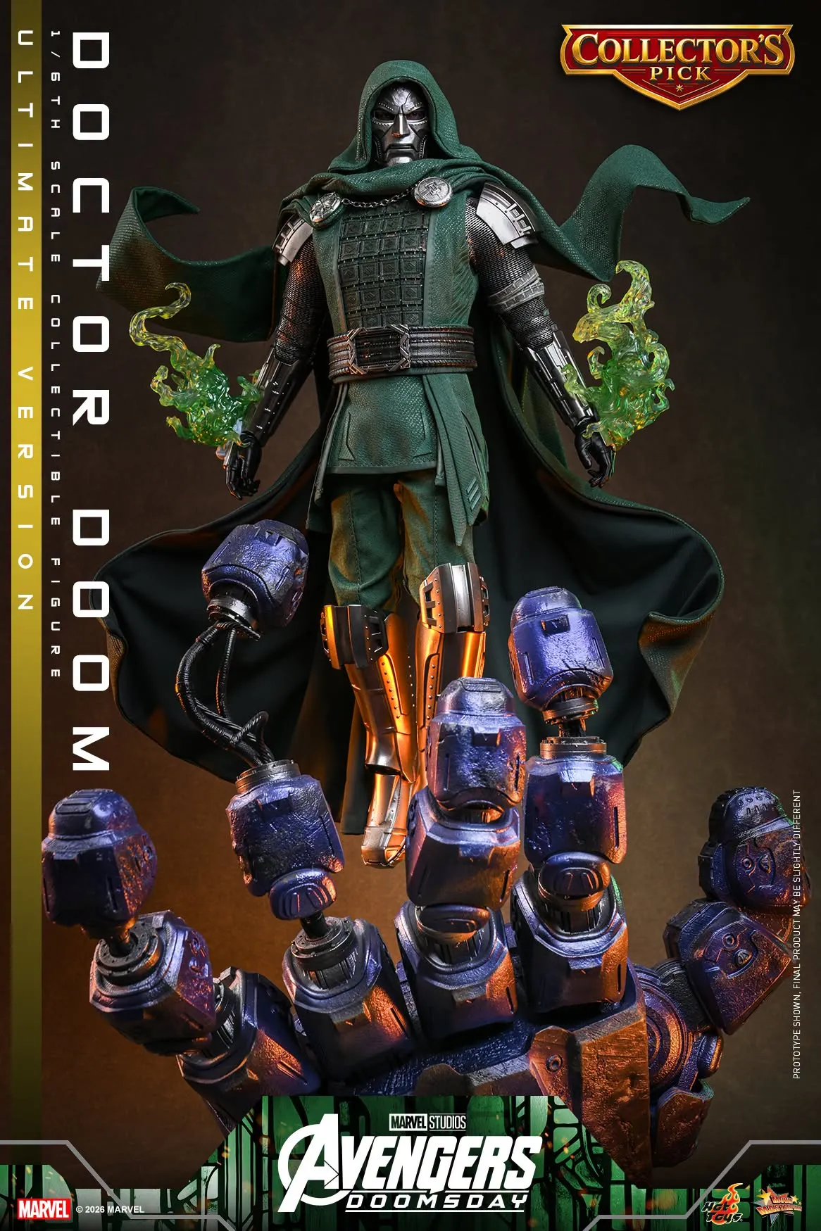 Фигурка Doctor Doom (Ultimate) — Hot Toys MMS907 Avengers Doomsday 1/6