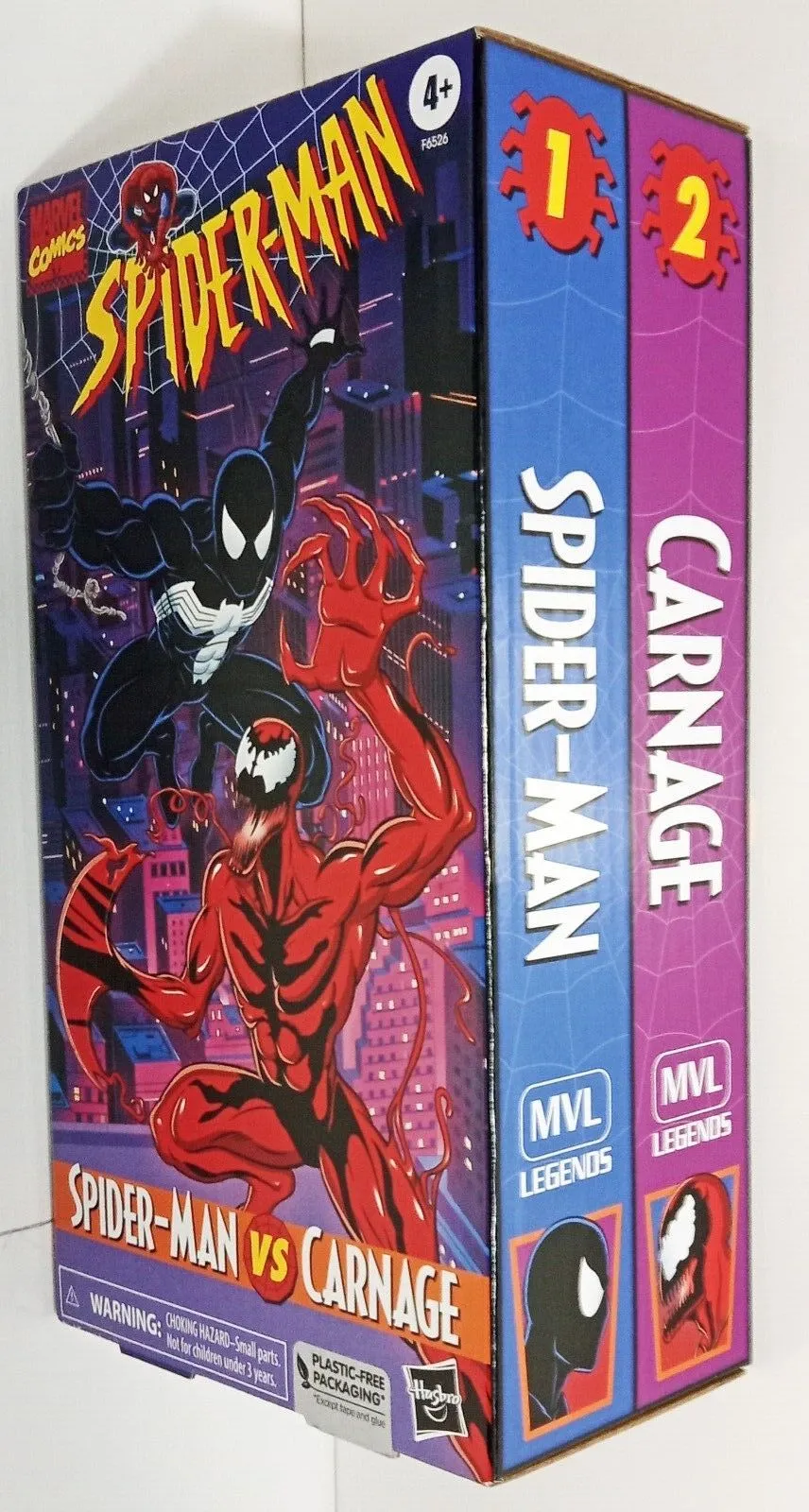 Фигурка Symbiote Carnage — Hasbro Spider-Man Marvel Legends 2-Pack VHS Box  - купить в GeekZona.ru