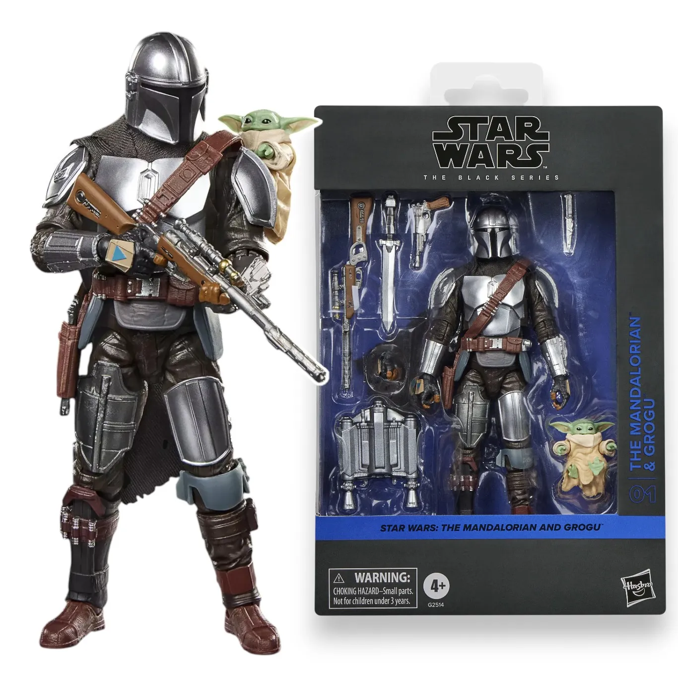 Фигурка Mandalorian And Grogu 01 — Hasbro Star Wars Black Series Figure