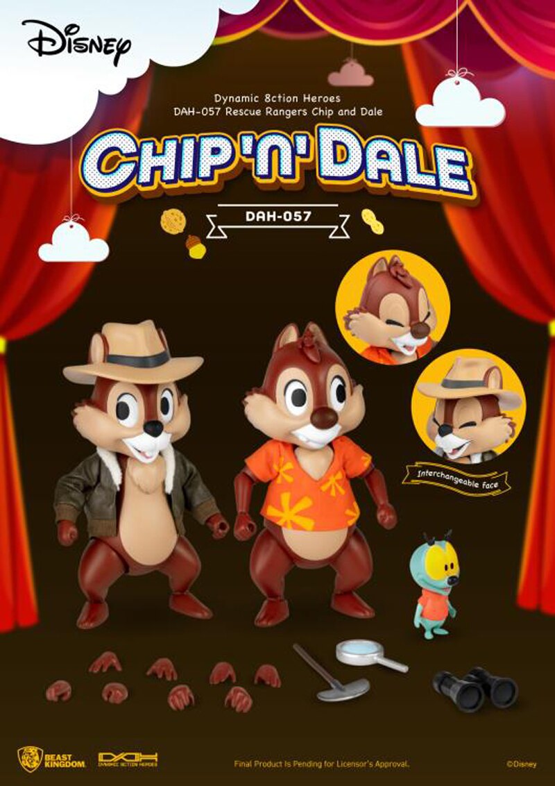 Фигурки Чип и Дэйл — Beast Kingdom DAH Chip n Dale - купить в GeekZona.ru